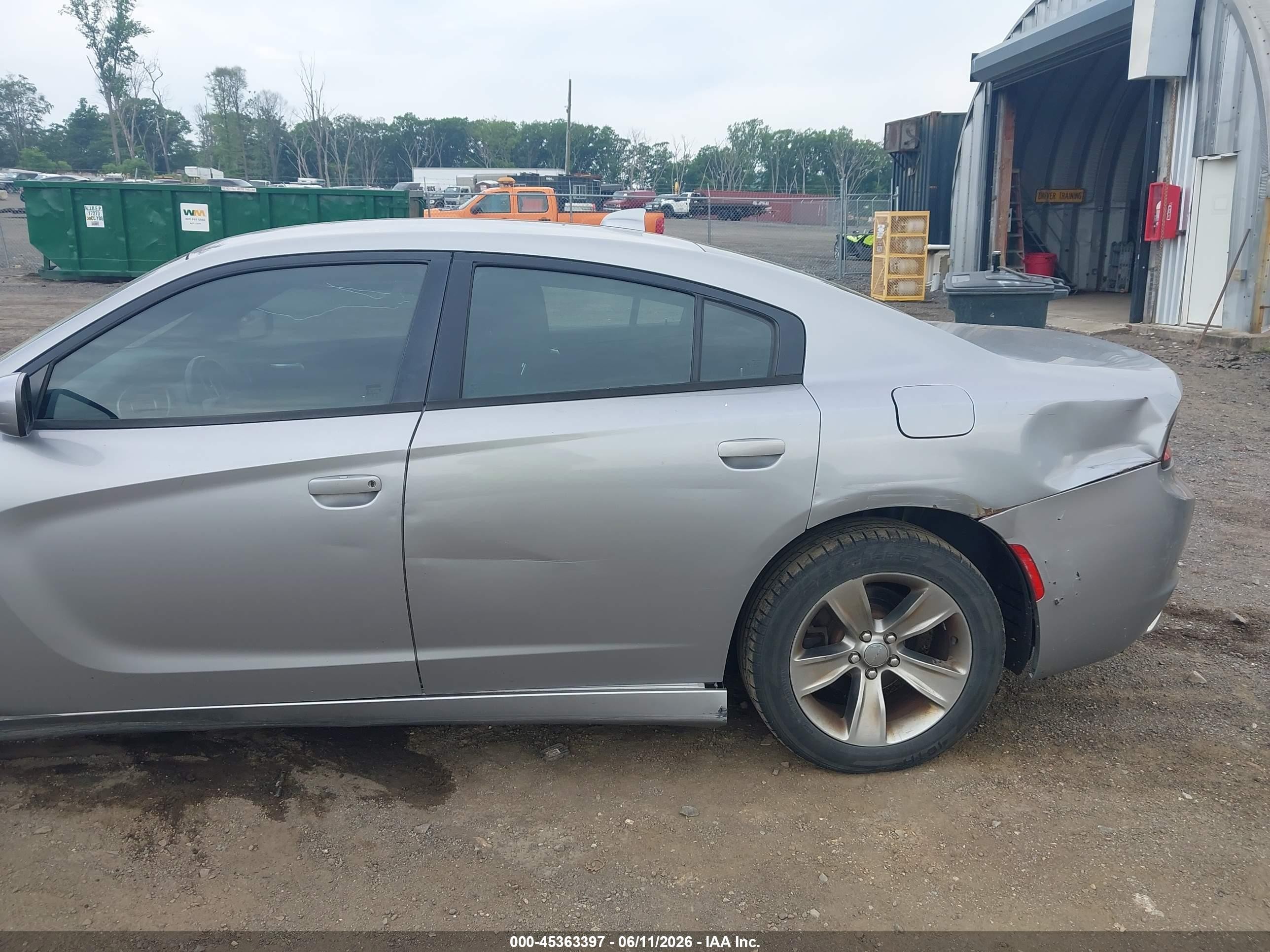 2016 Dodge Charger Sxt Gray vin: 2C3CDXHG3GH132661
