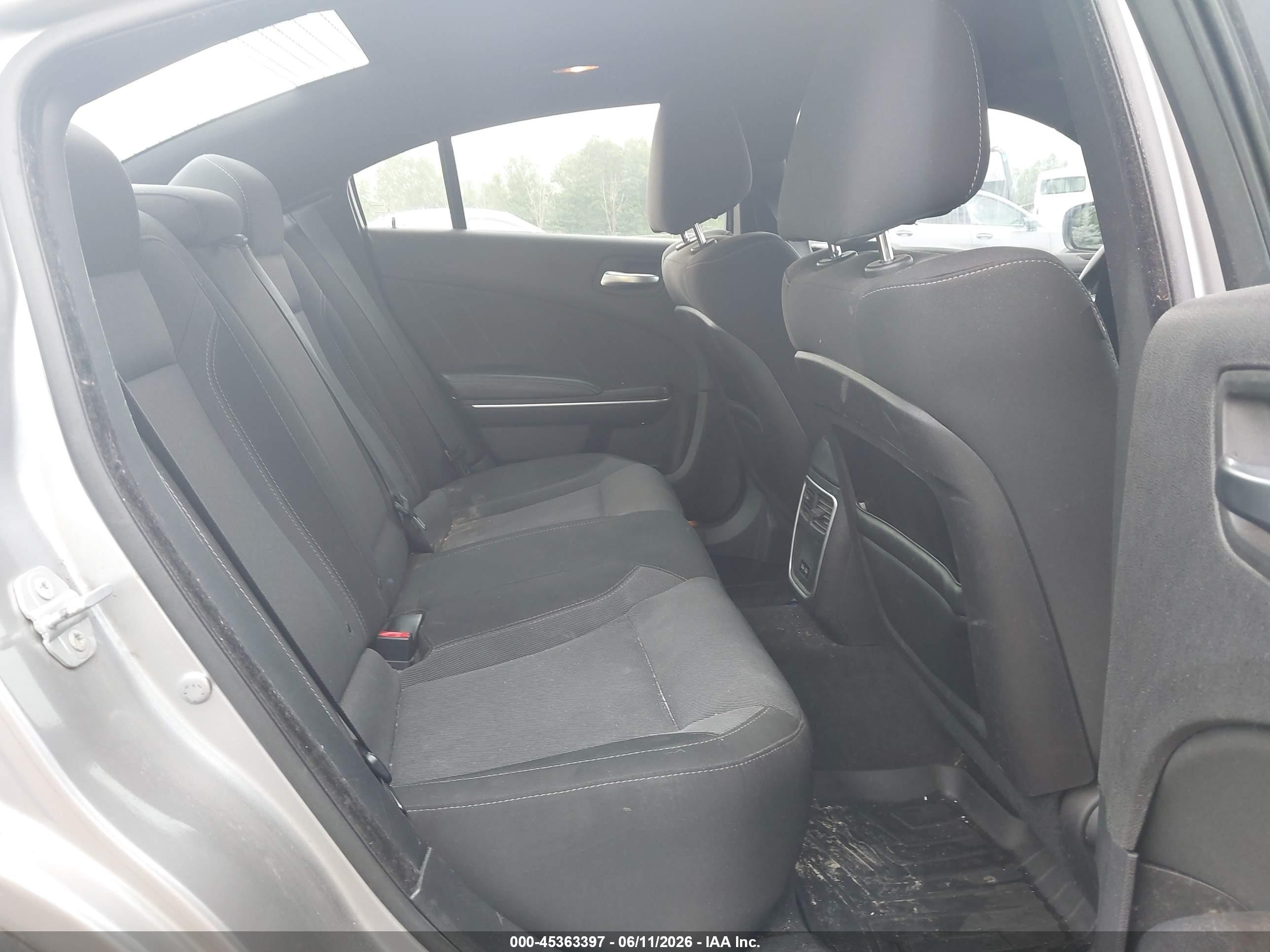 2016 Dodge Charger Sxt Gray vin: 2C3CDXHG3GH132661