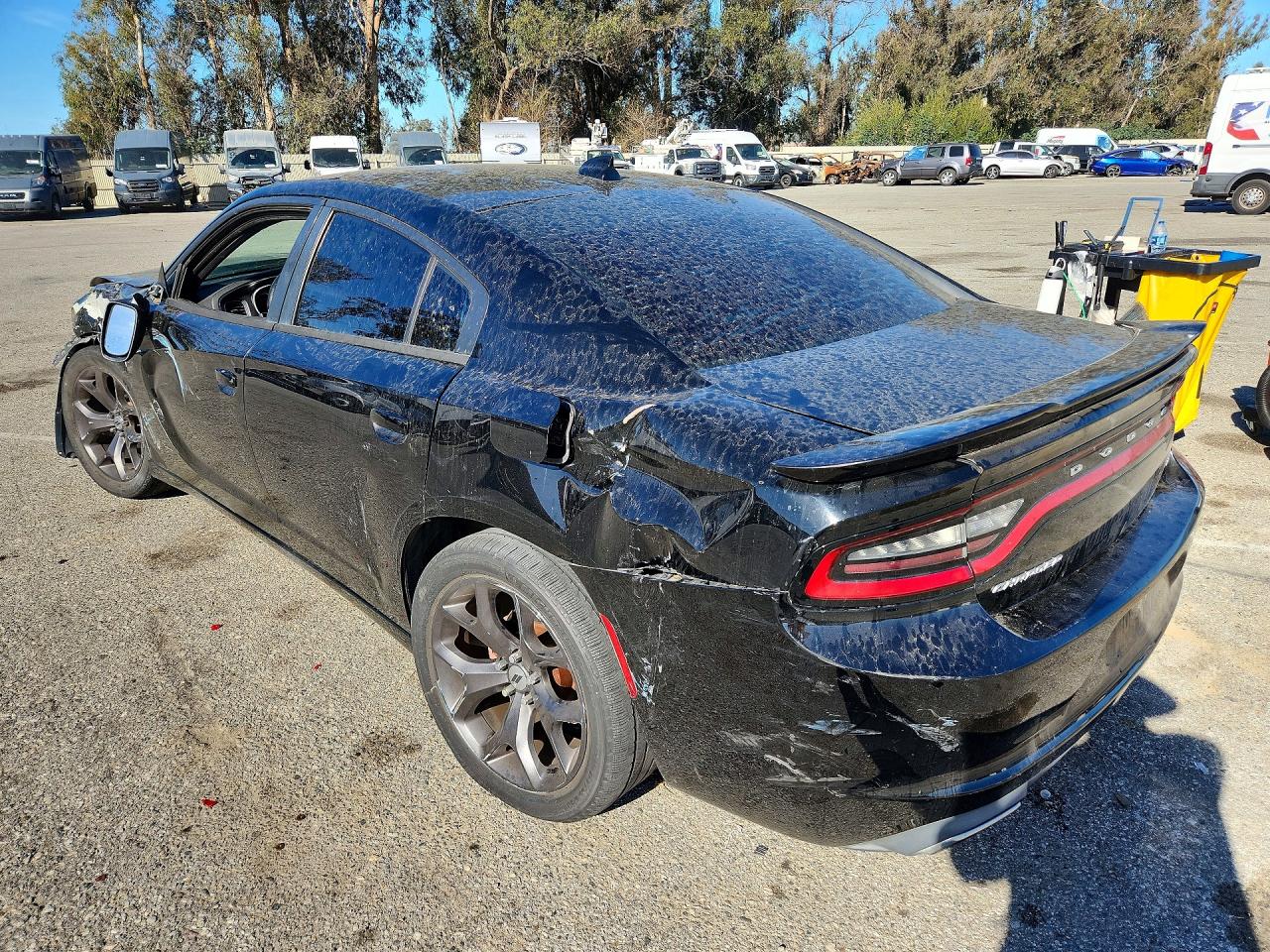 2016 Dodge Charger Sxt Black vin: 2C3CDXHG3GH174327