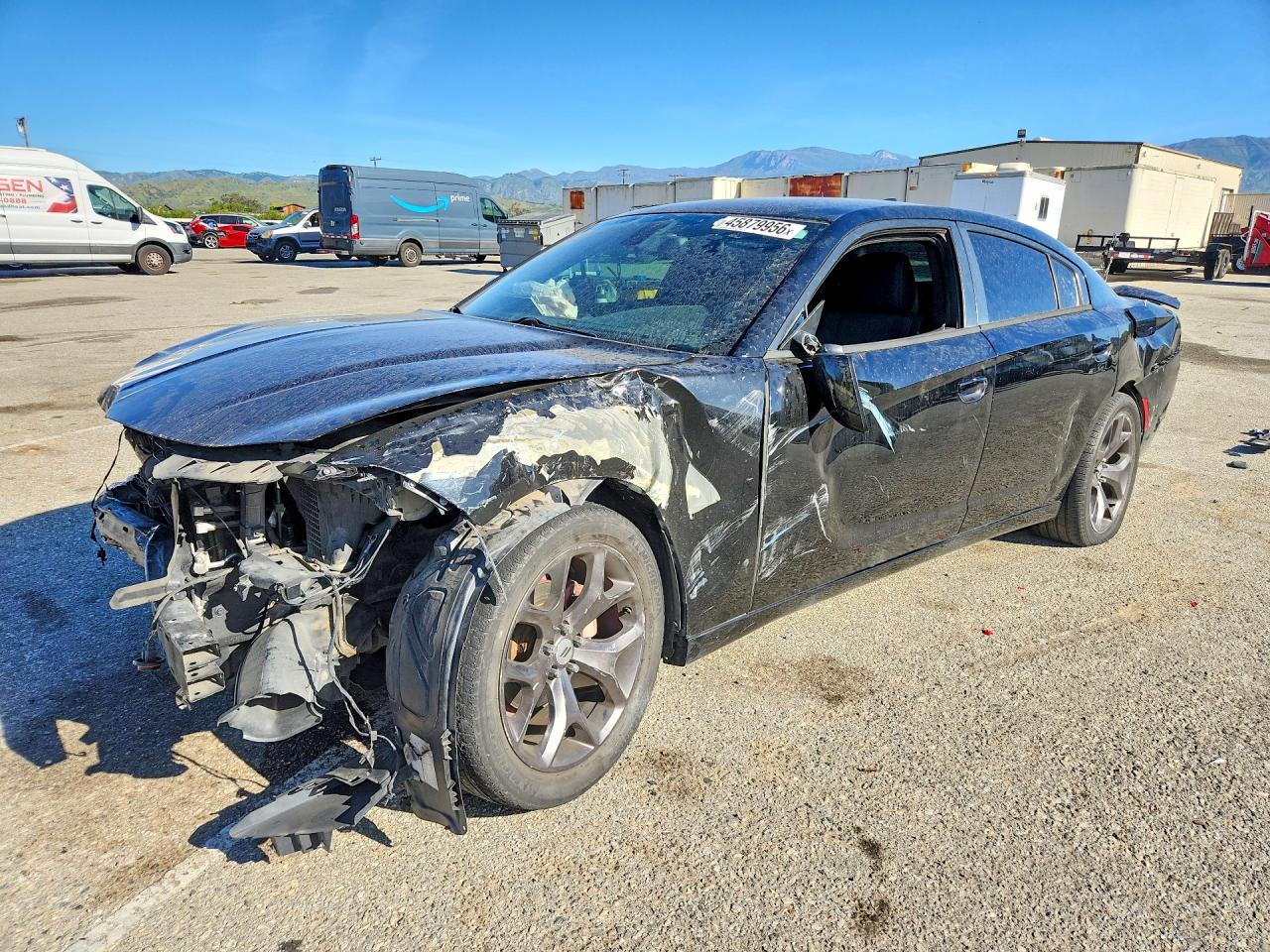 2016 Dodge Charger Sxt Black vin: 2C3CDXHG3GH174327