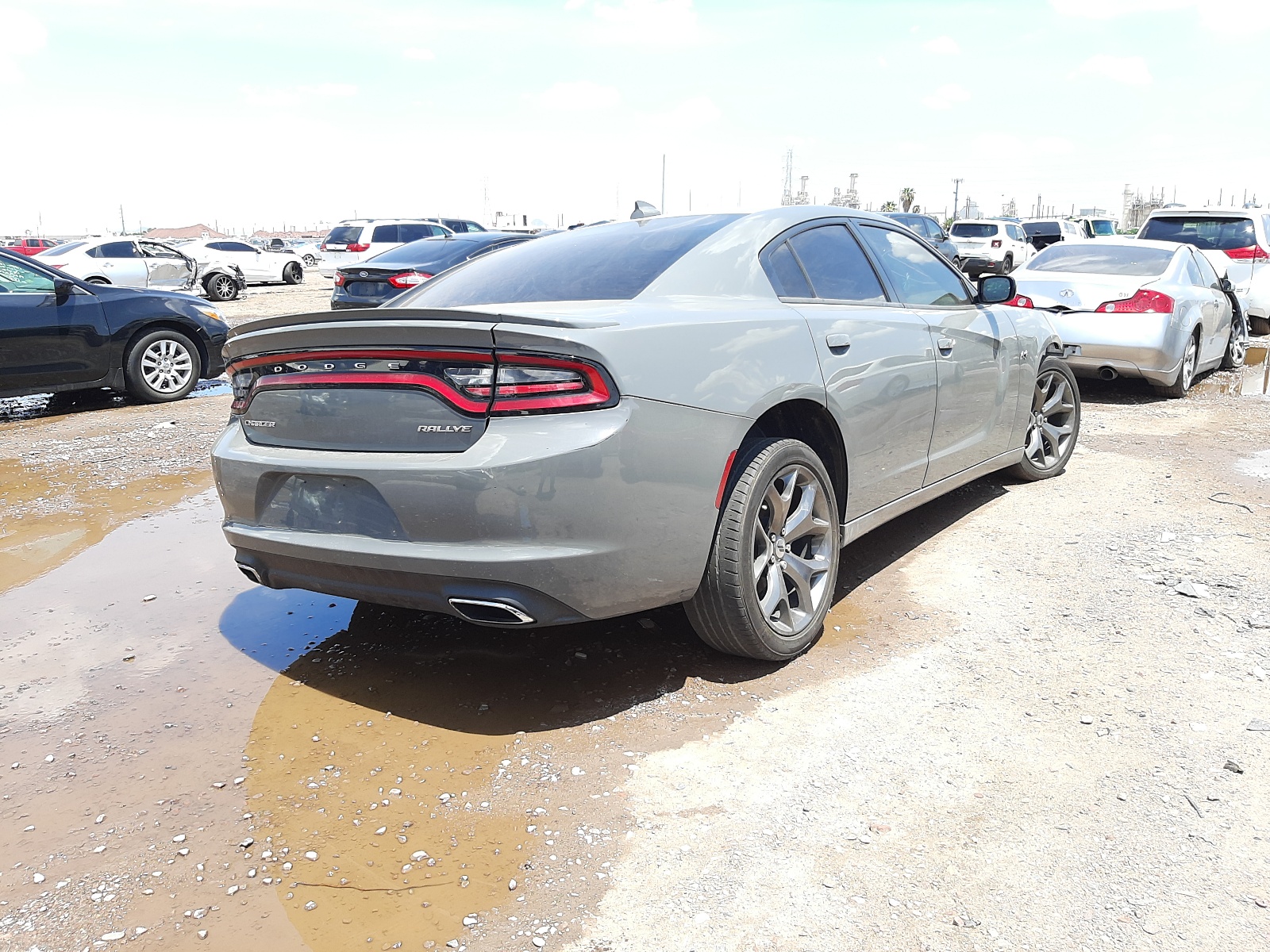 2017 Dodge Charger Sxt Gray vin: 2C3CDXHG3HH576382