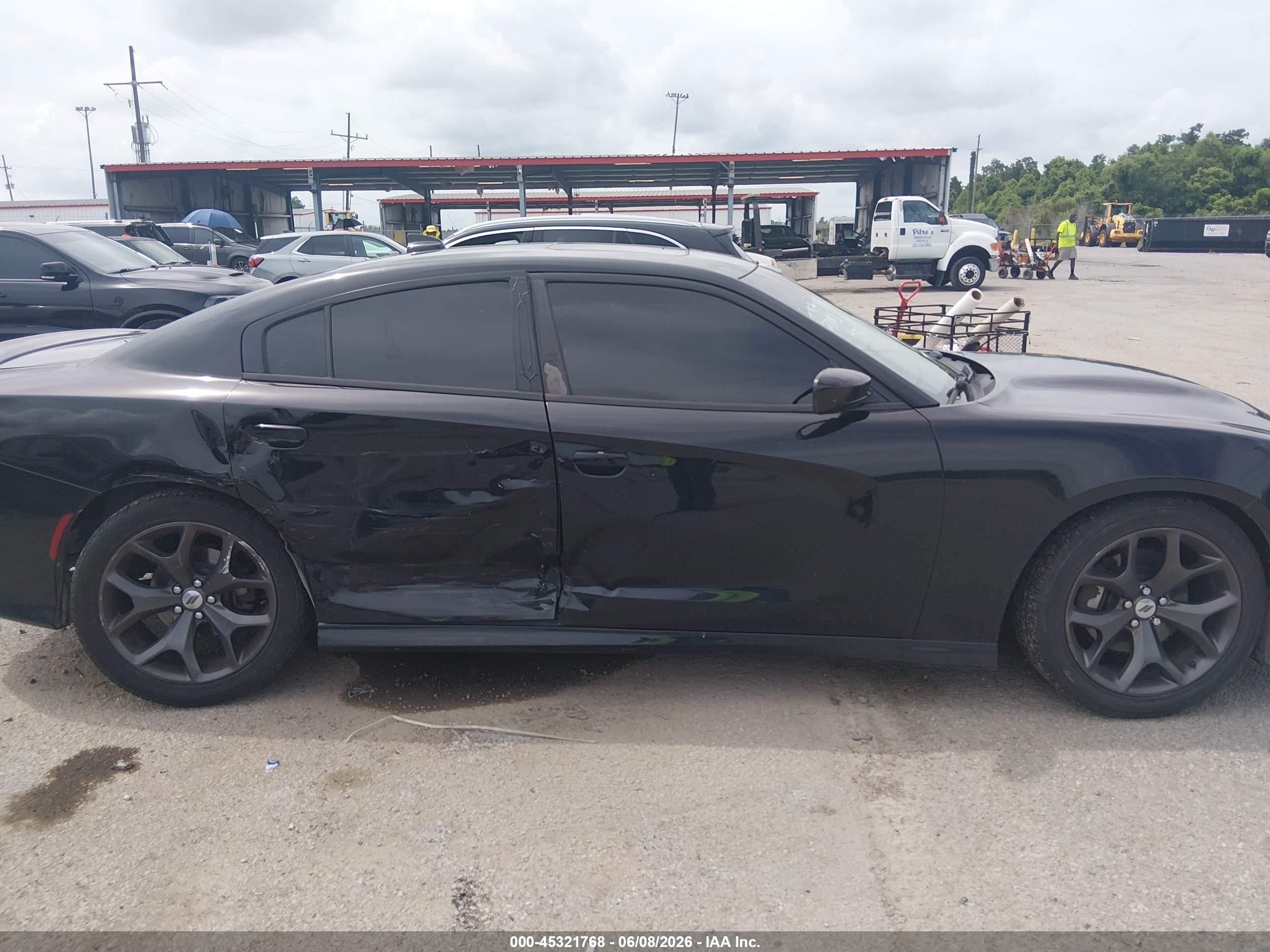 2018 Dodge Charger Sxt Plus Rwd Black vin: 2C3CDXHG3JH218043