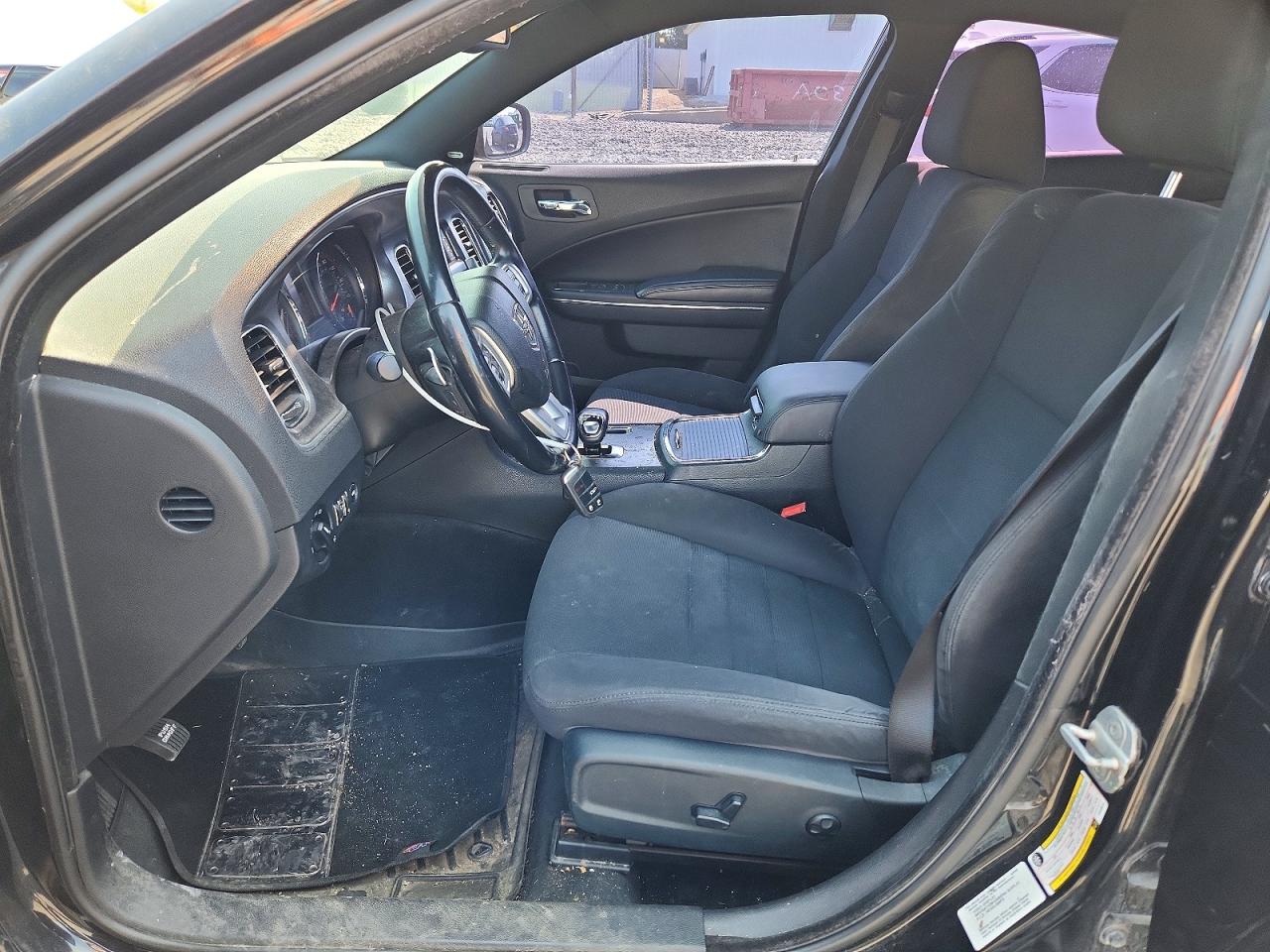 2012 Dodge Charger Sxt Black vin: 2C3CDXHG4CH126412