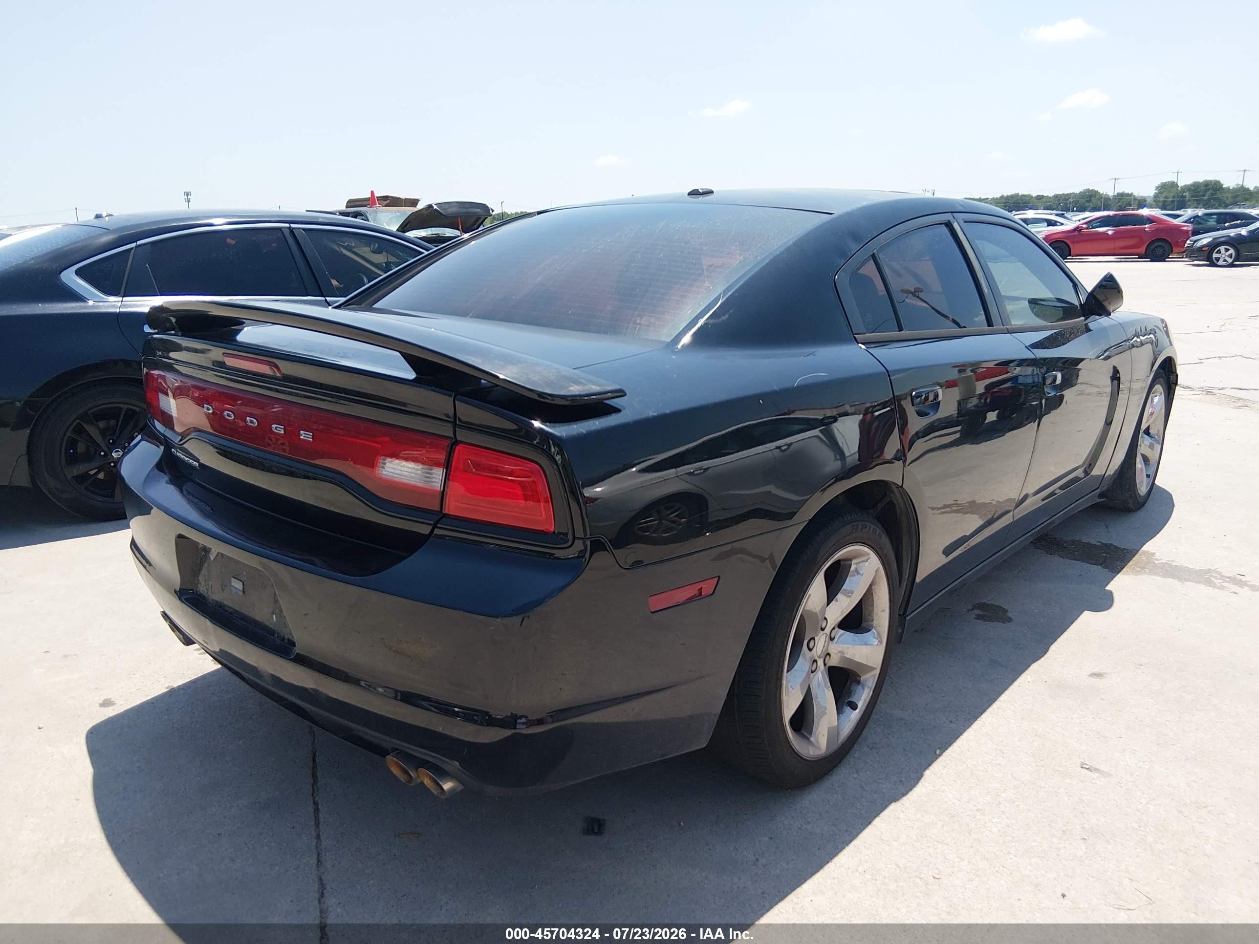 2012 Dodge Charger Sxt Black vin: 2C3CDXHG4CH135529
