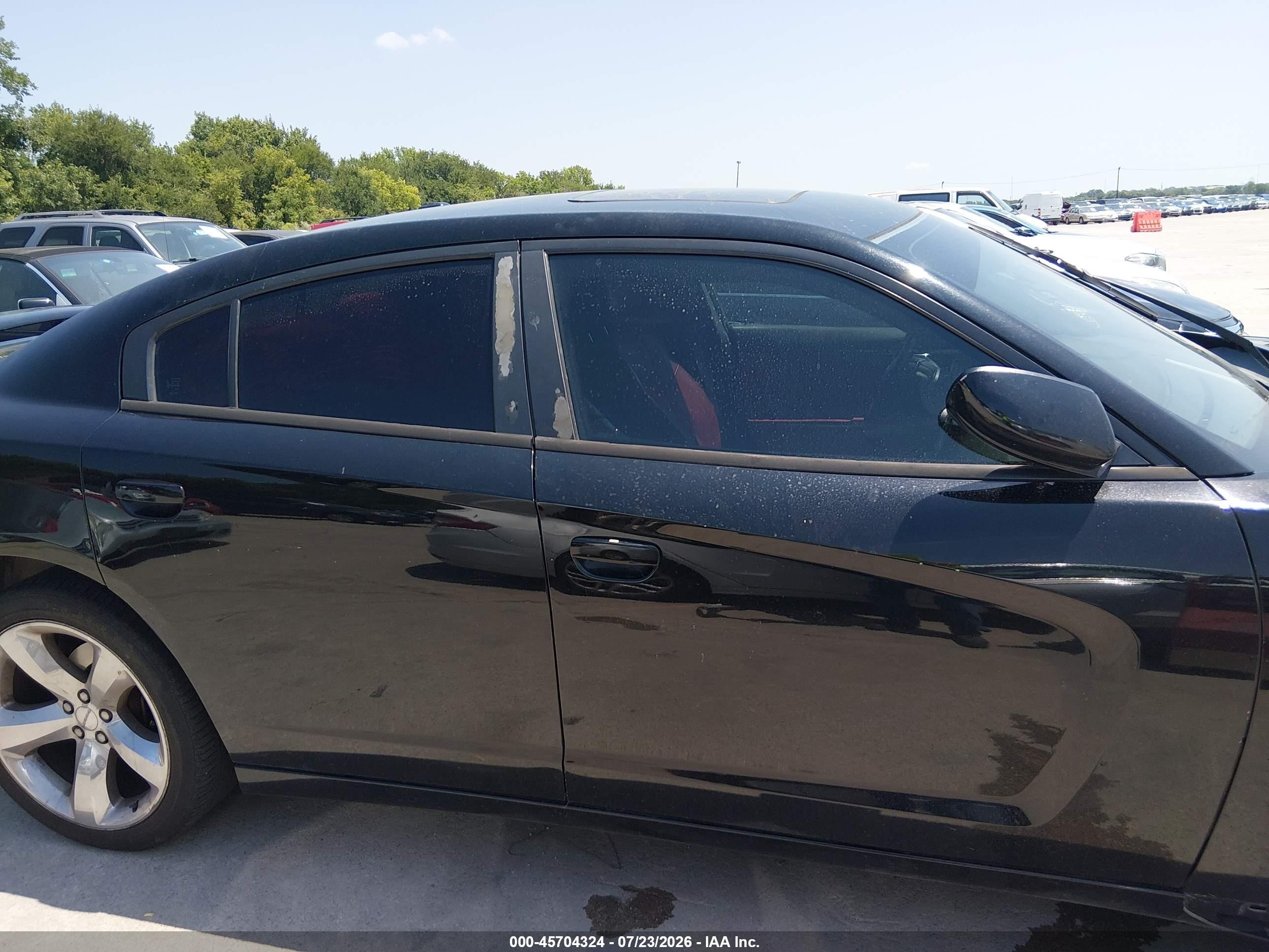 2012 Dodge Charger Sxt Black vin: 2C3CDXHG4CH135529