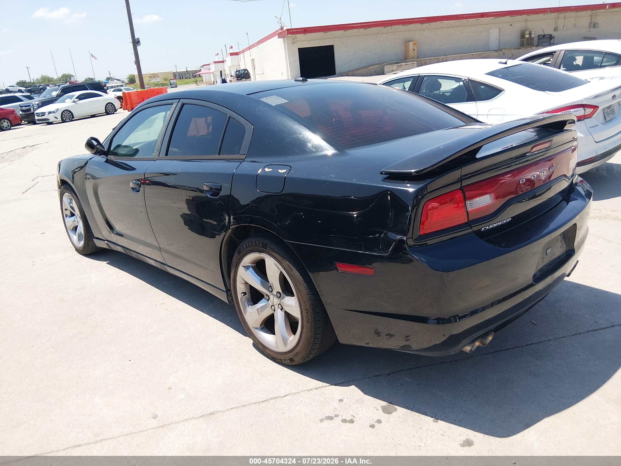 2012 Dodge Charger Sxt Black vin: 2C3CDXHG4CH135529