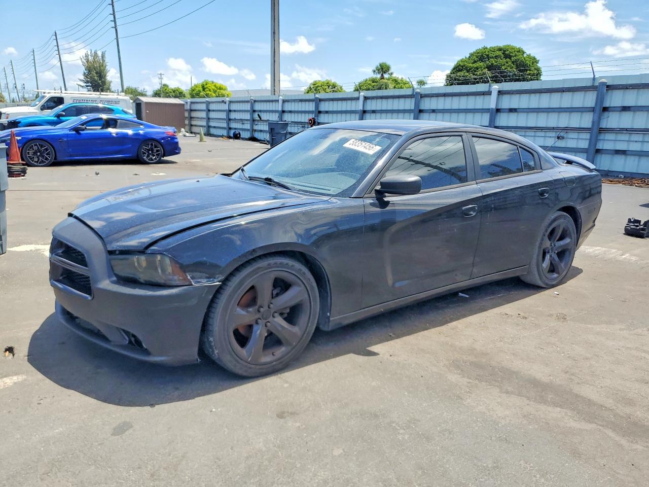 2012 Dodge Charger Sxt Black vin: 2C3CDXHG4CH304206
