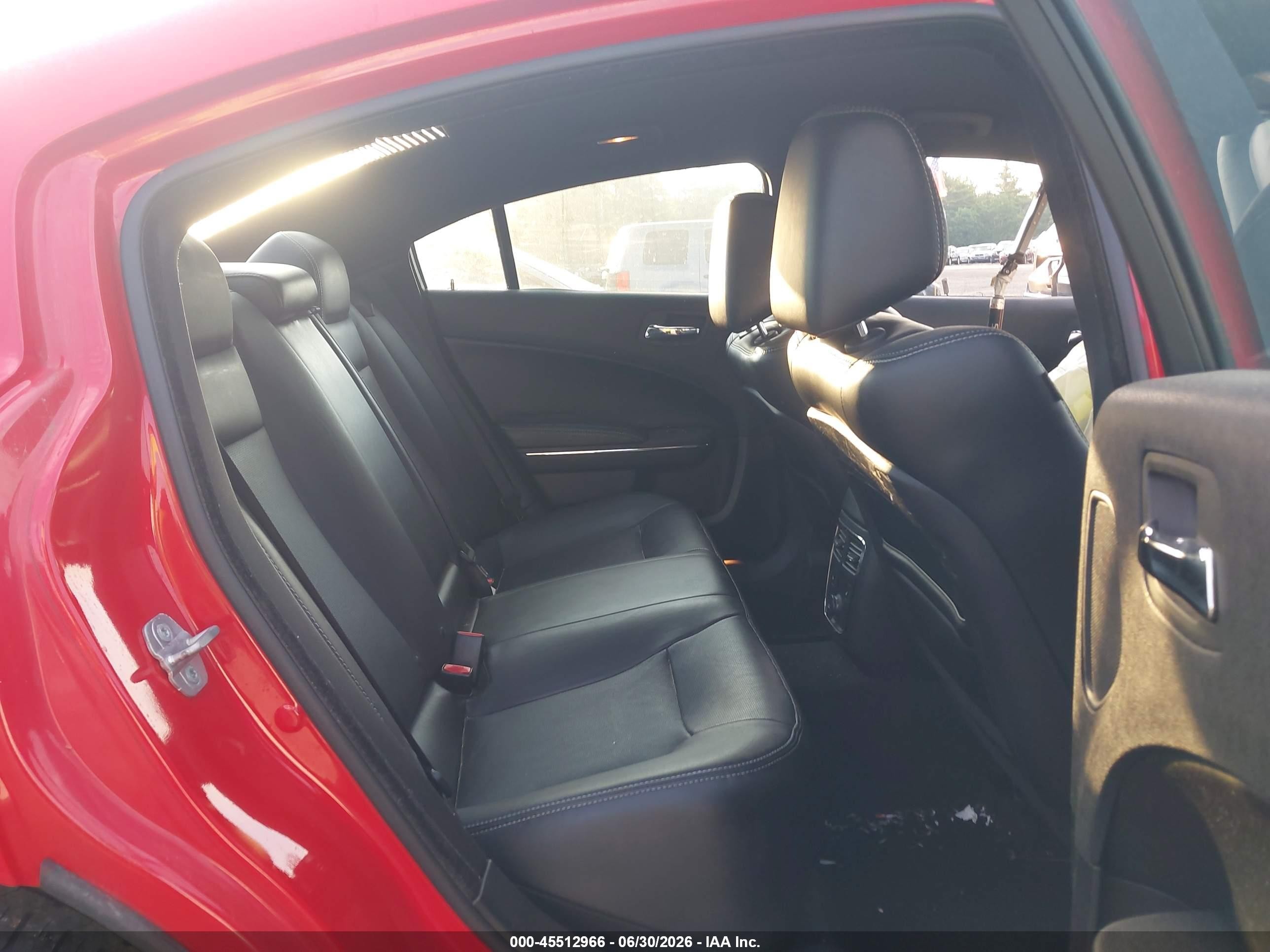 2013 Dodge Charger Sxt Red vin: 2C3CDXHG4DH742998