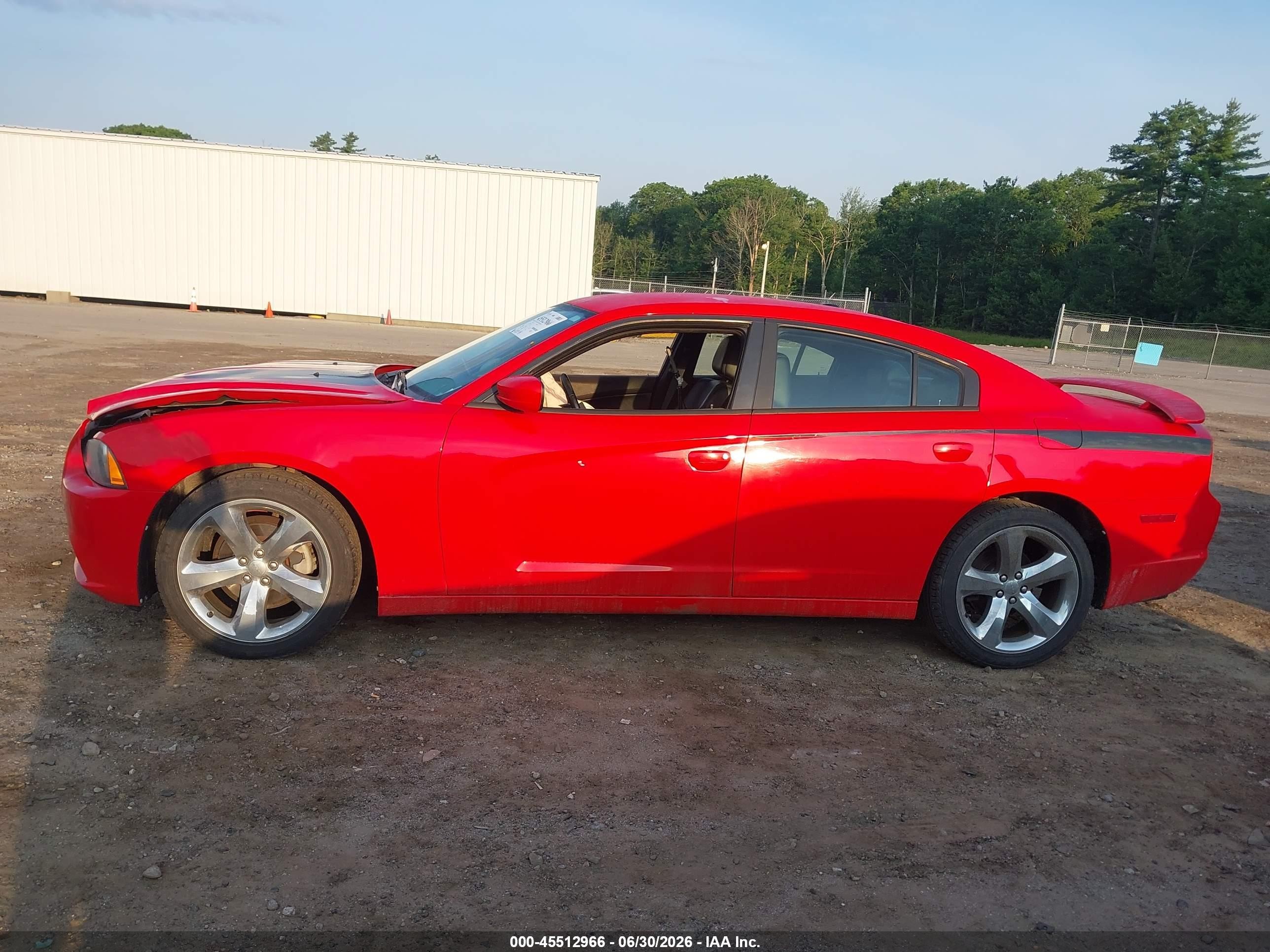 2013 Dodge Charger Sxt Red vin: 2C3CDXHG4DH742998