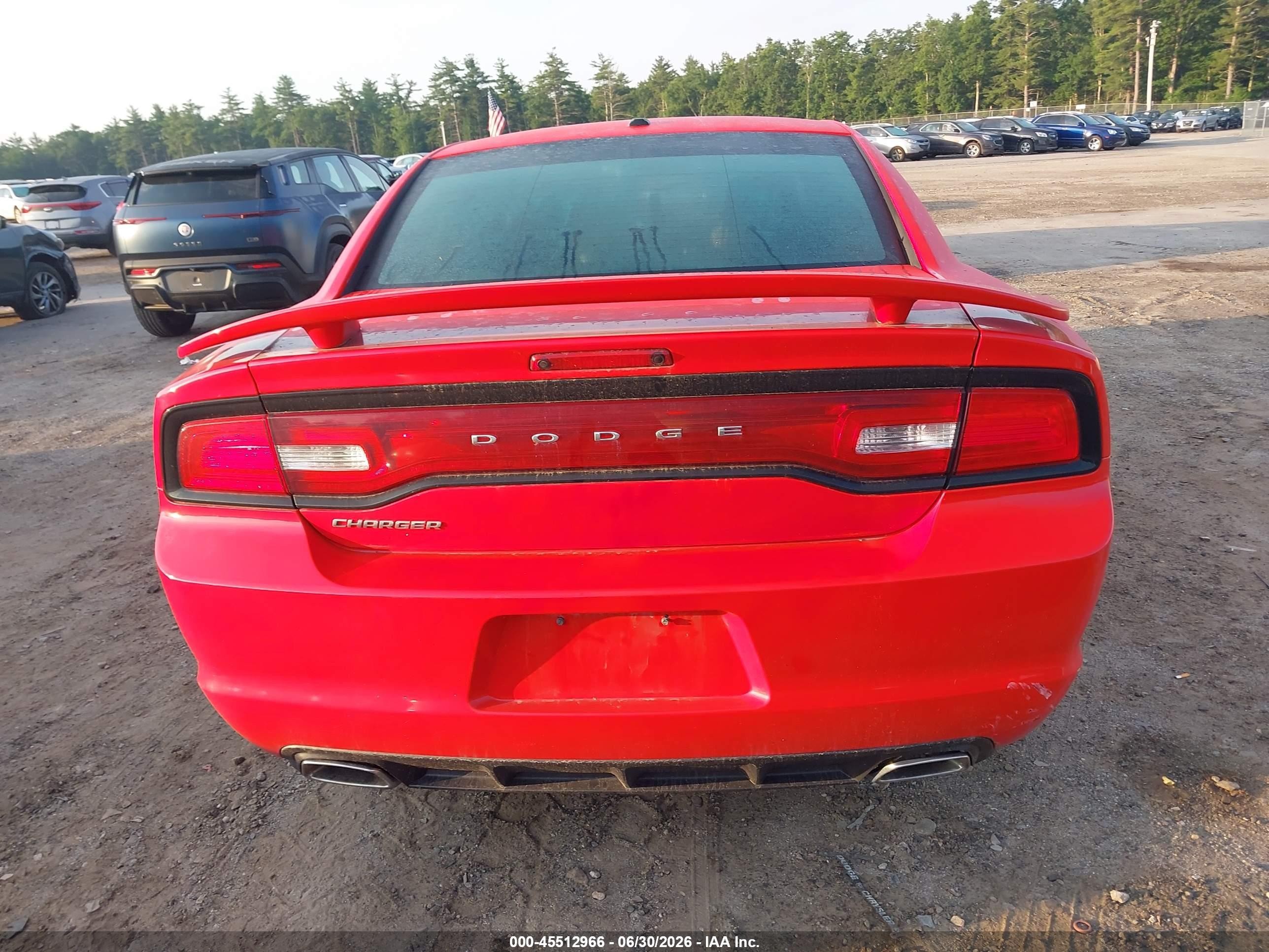 2013 Dodge Charger Sxt Red vin: 2C3CDXHG4DH742998