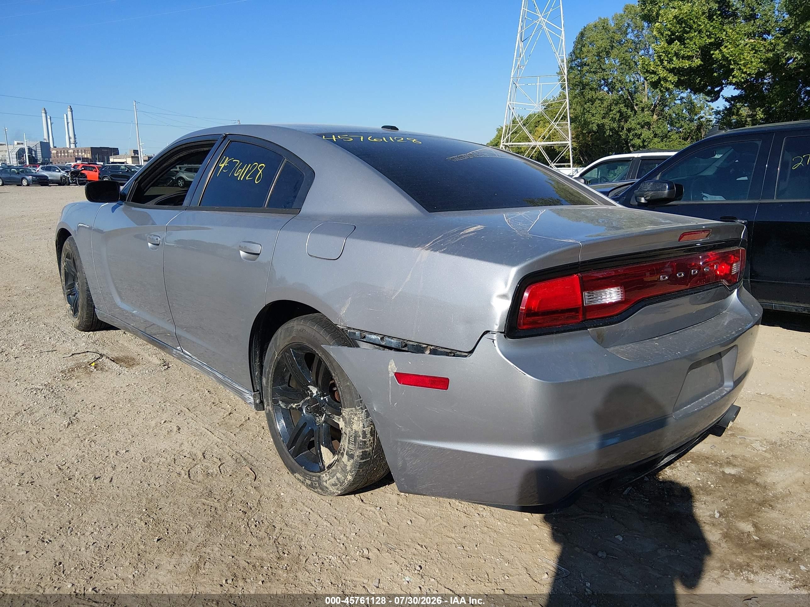 2014 Dodge Charger Sxt Silver vin: 2C3CDXHG4EH115963