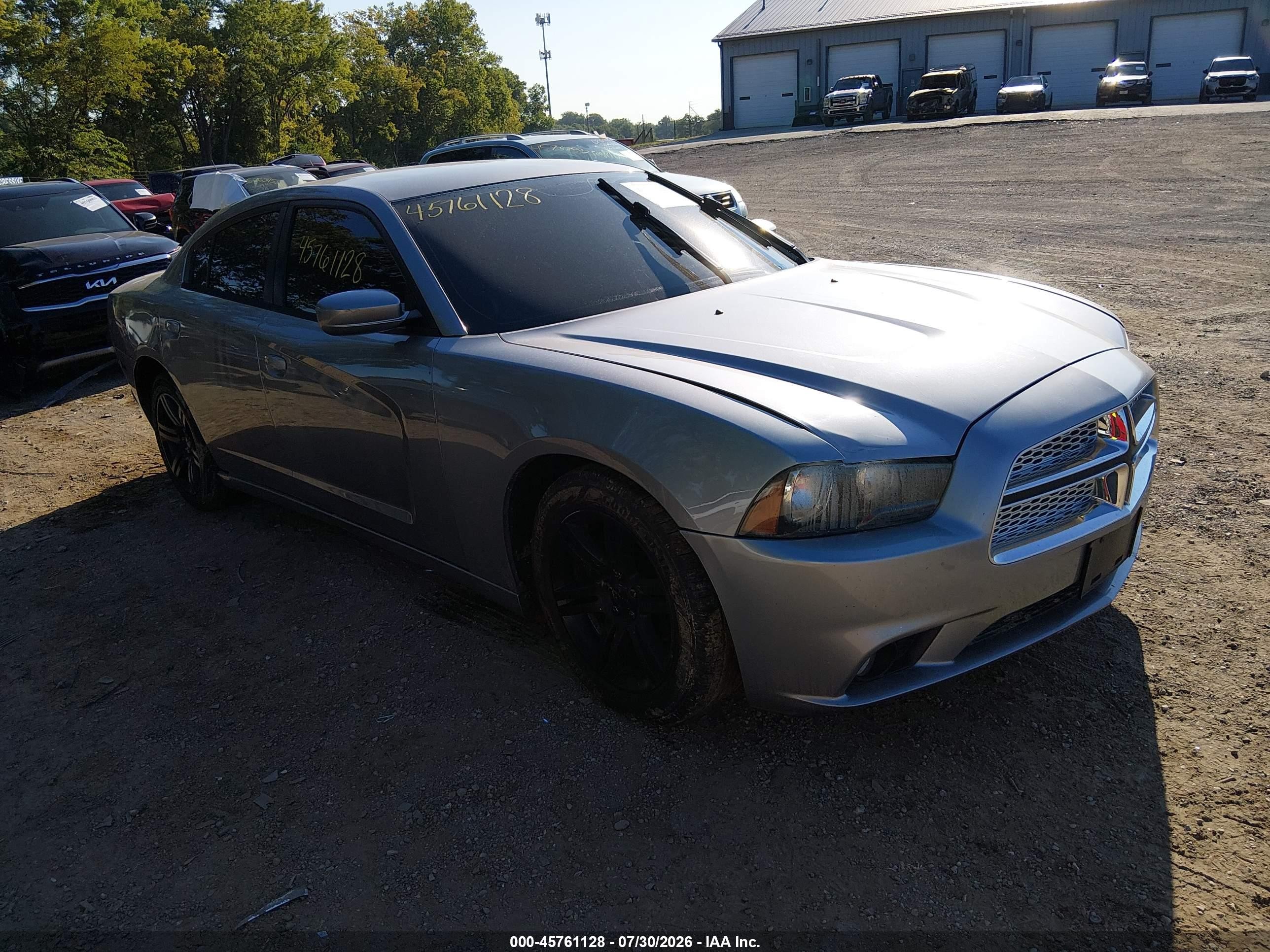 2014 Dodge Charger Sxt Silver vin: 2C3CDXHG4EH115963