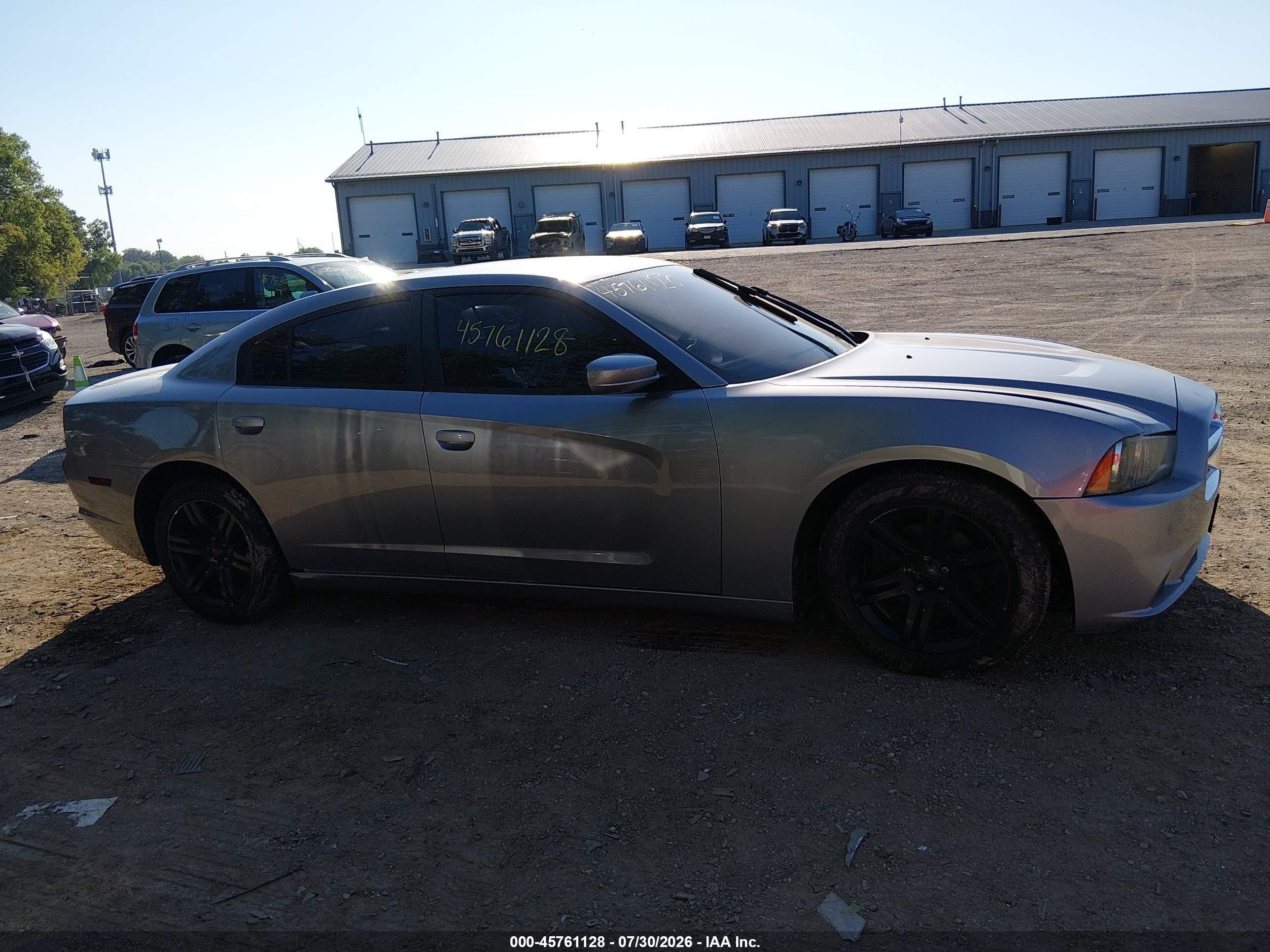 2014 Dodge Charger Sxt Silver vin: 2C3CDXHG4EH115963