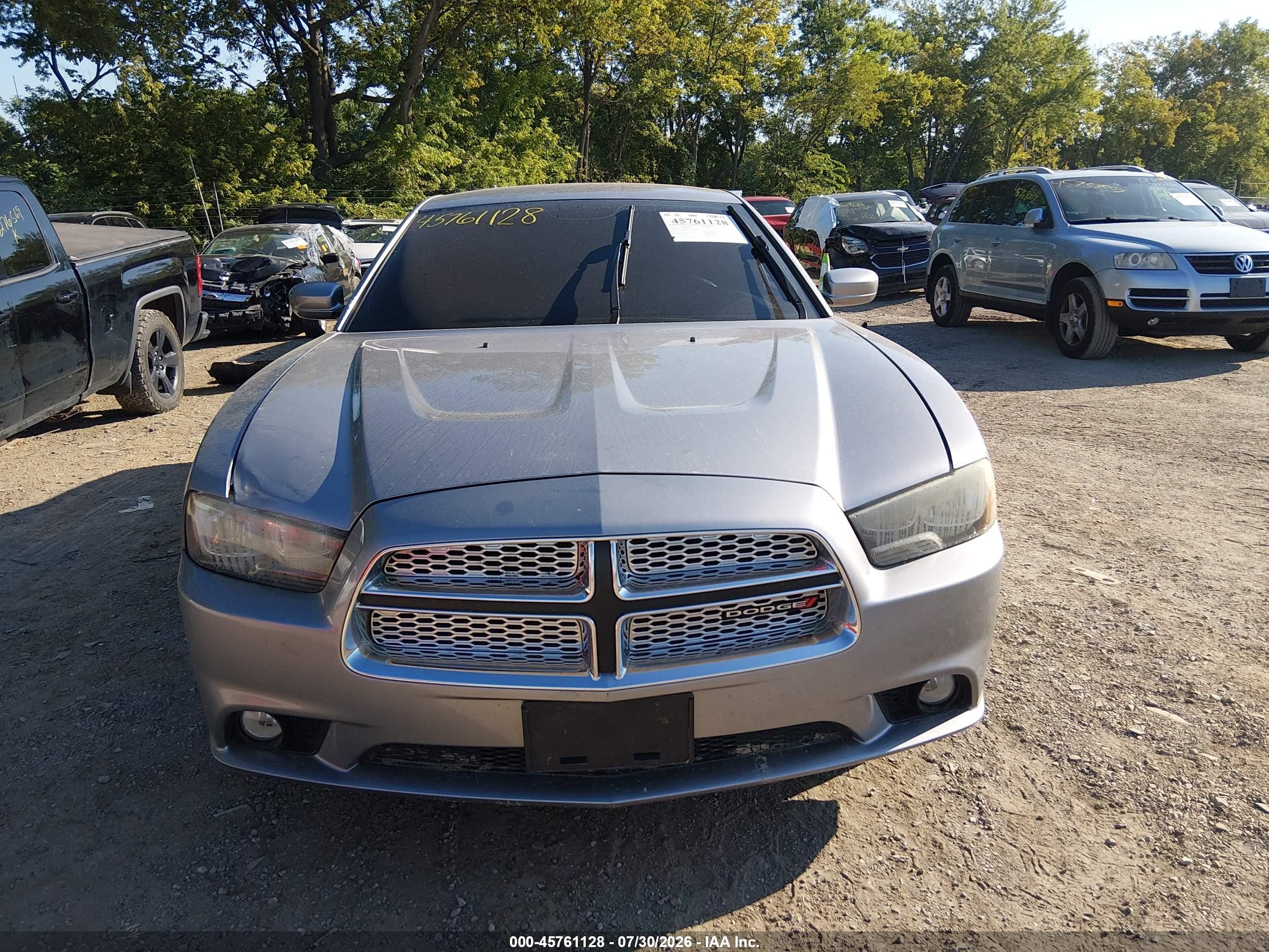 2014 Dodge Charger Sxt Silver vin: 2C3CDXHG4EH115963