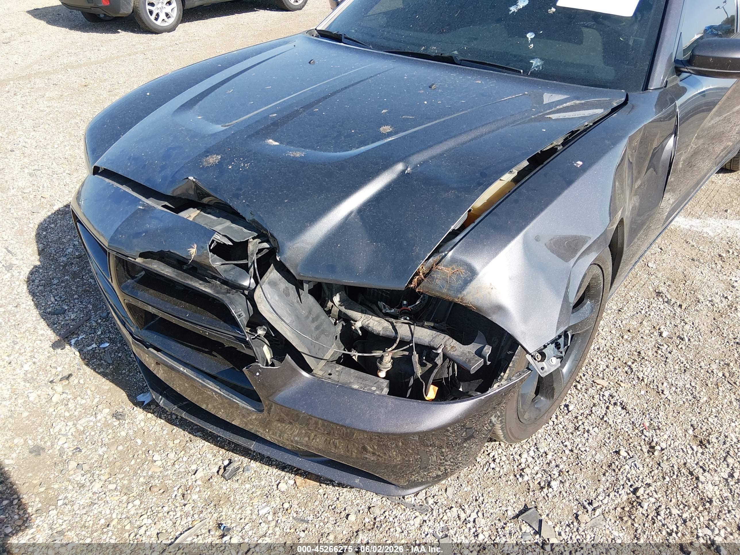2014 Dodge Charger Sxt Gray vin: 2C3CDXHG4EH257780