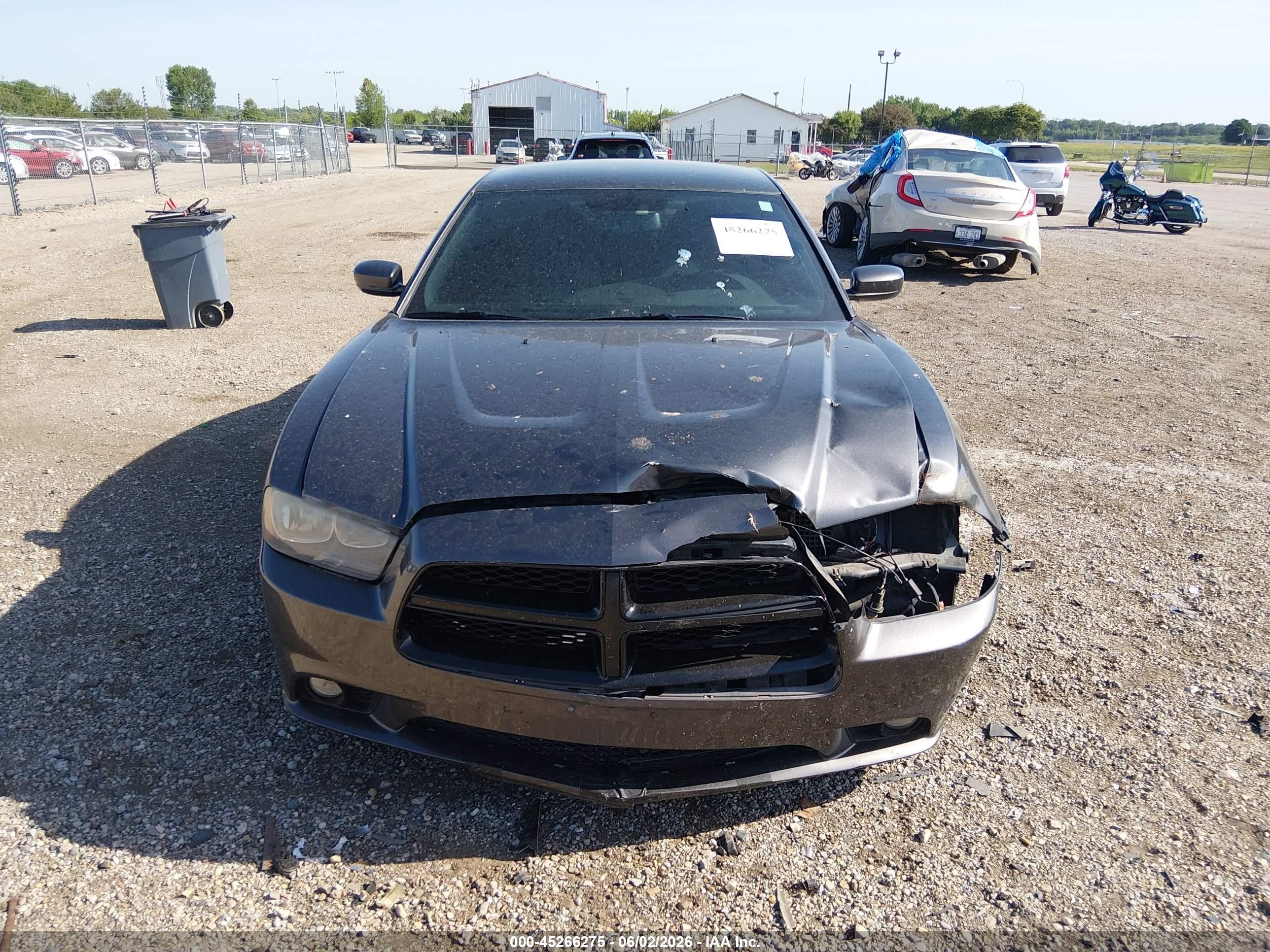 2014 Dodge Charger Sxt Gray vin: 2C3CDXHG4EH257780