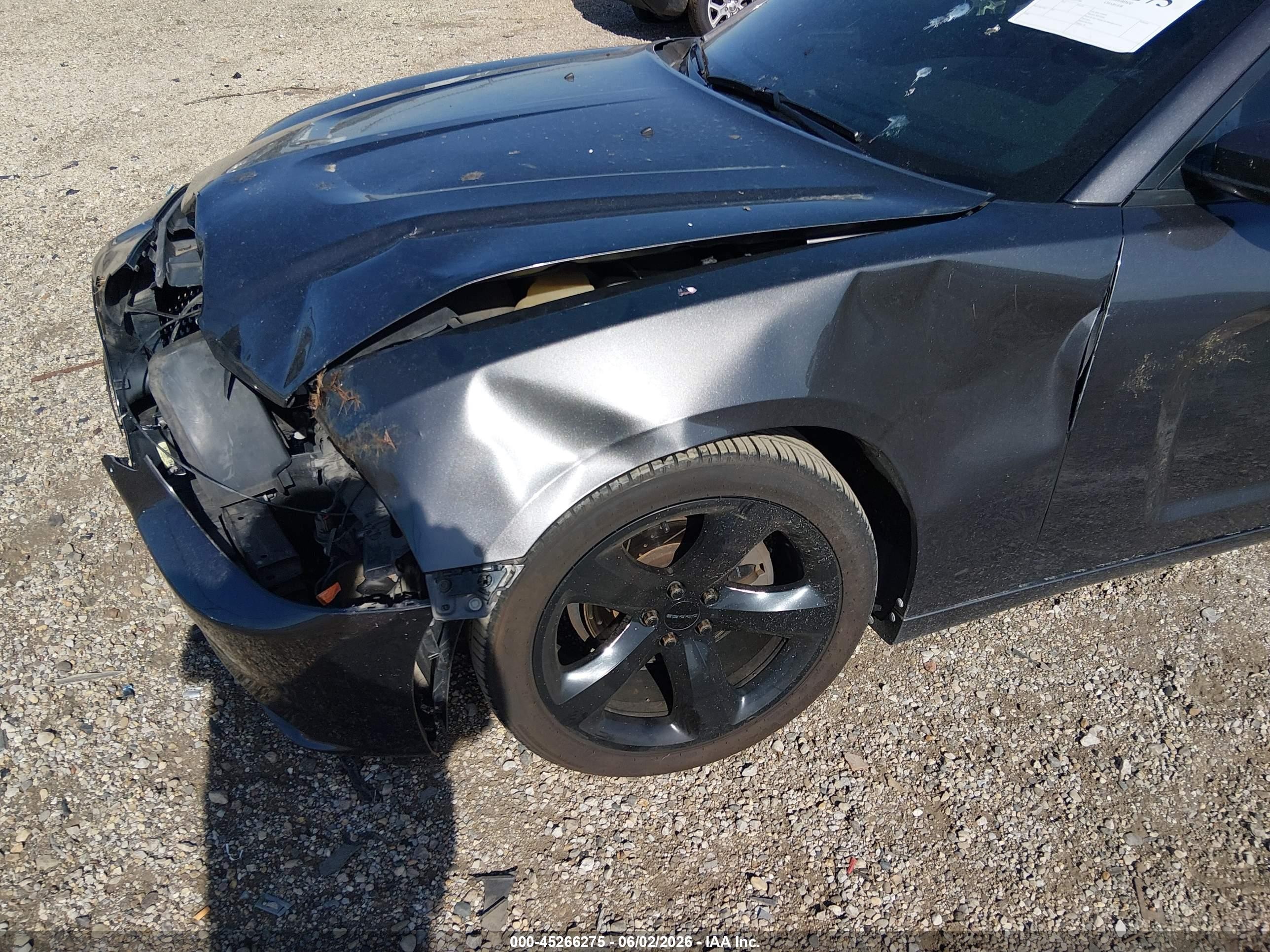 2014 Dodge Charger Sxt Gray vin: 2C3CDXHG4EH257780