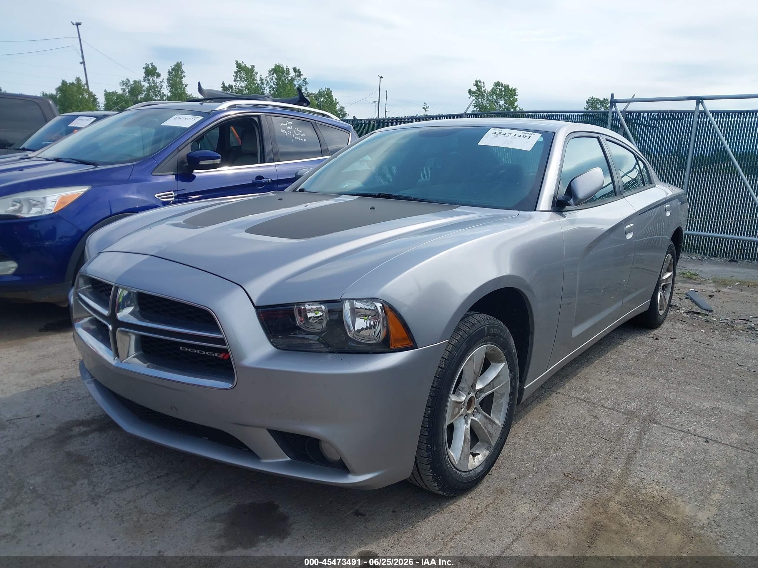 2014 Dodge Charger Sxt Gray vin: 2C3CDXHG4EH267256