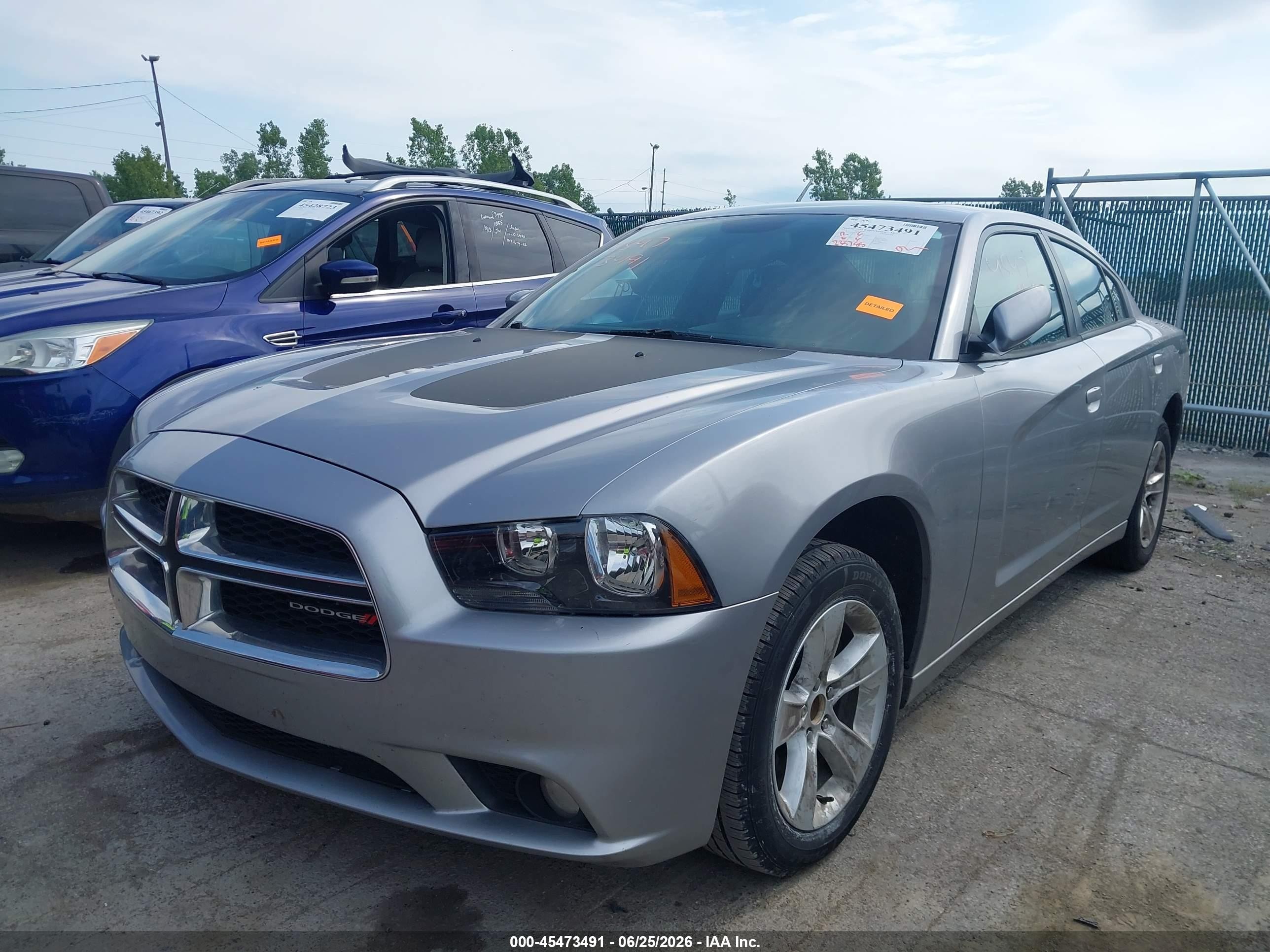 2014 Dodge Charger Sxt Gray vin: 2C3CDXHG4EH267256