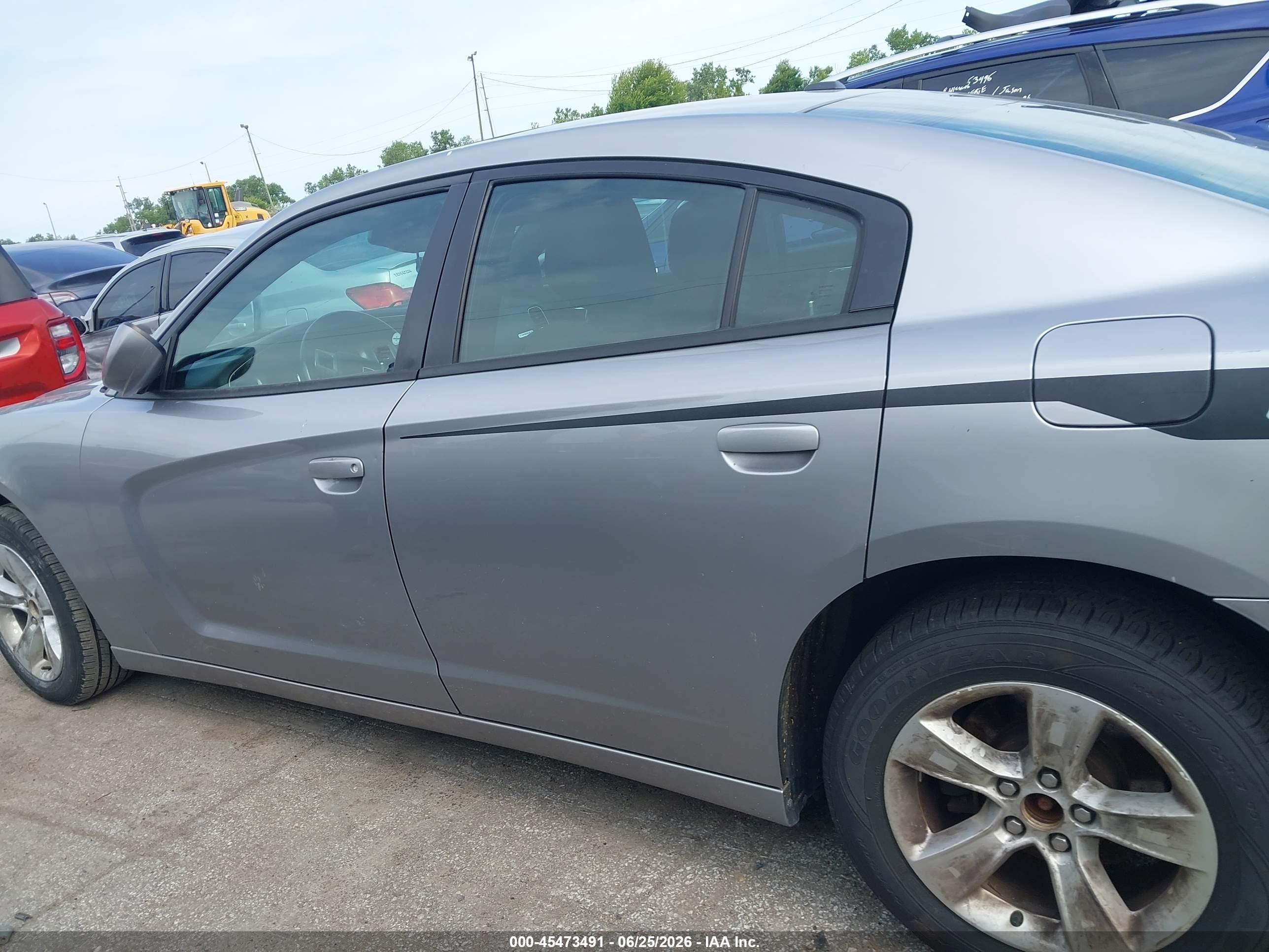 2014 Dodge Charger Sxt Gray vin: 2C3CDXHG4EH267256