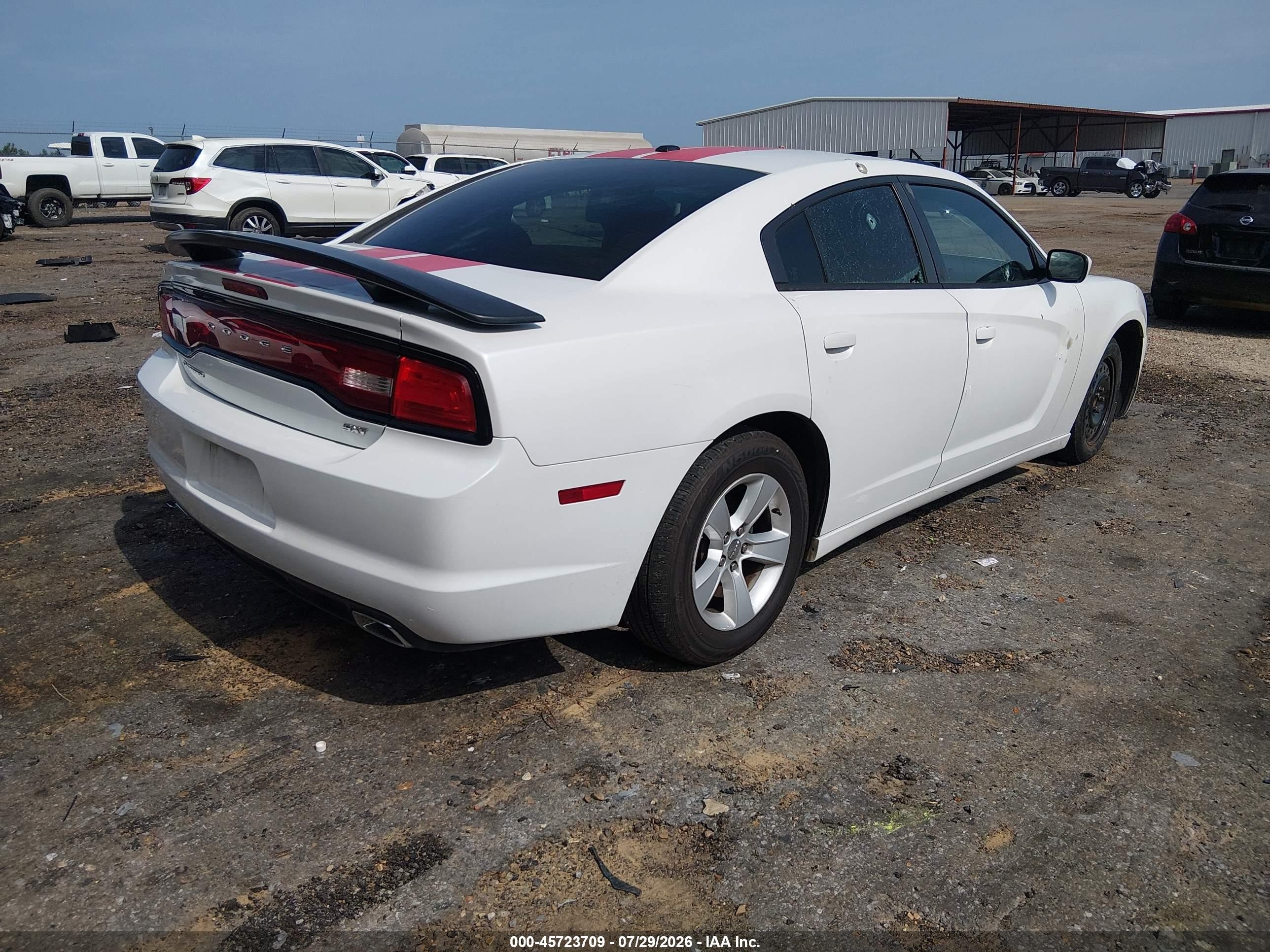 2014 Dodge Charger Sxt Белый vin: 2C3CDXHG4EH312809