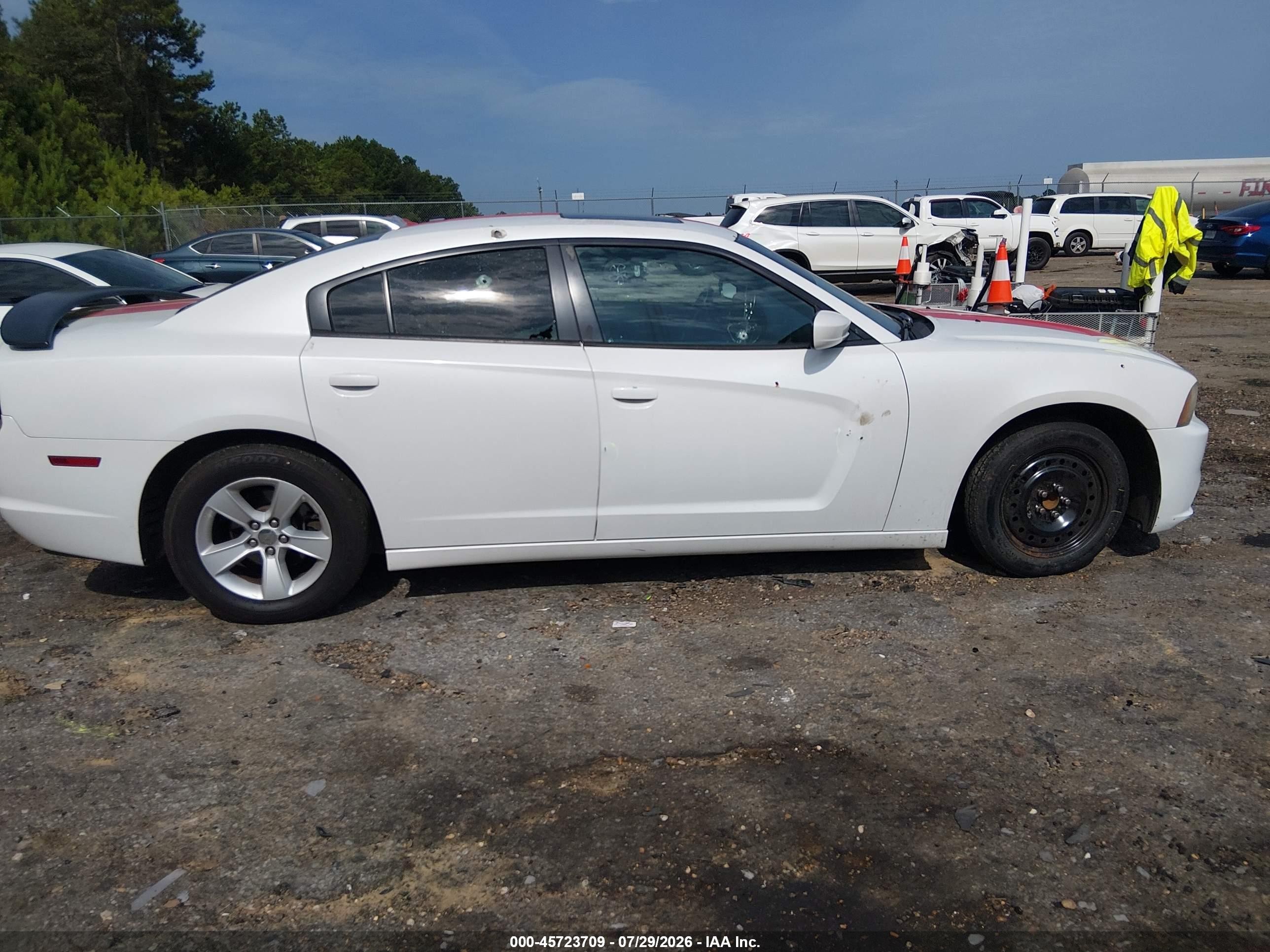 2014 Dodge Charger Sxt Белый vin: 2C3CDXHG4EH312809