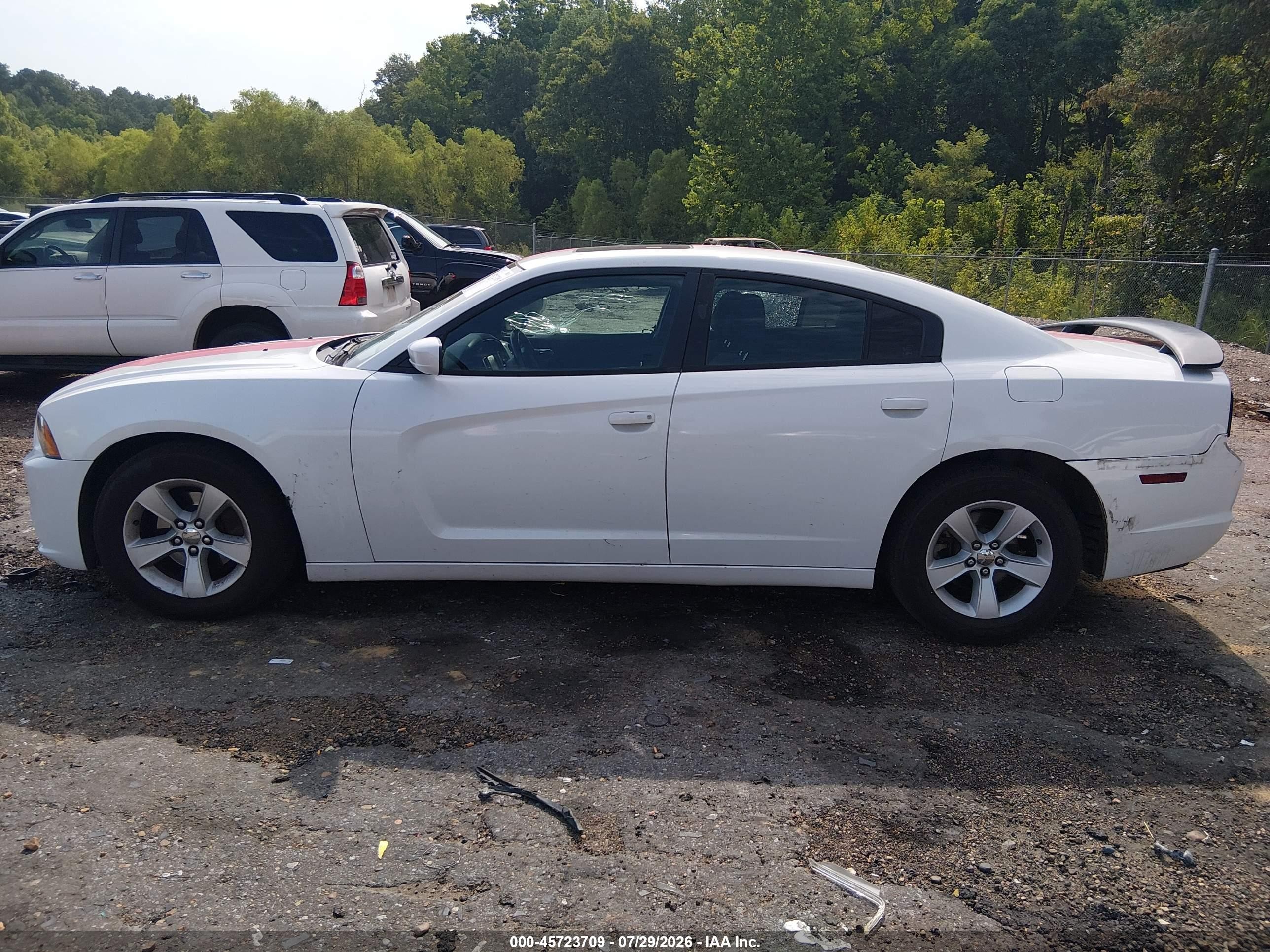2014 Dodge Charger Sxt Белый vin: 2C3CDXHG4EH312809