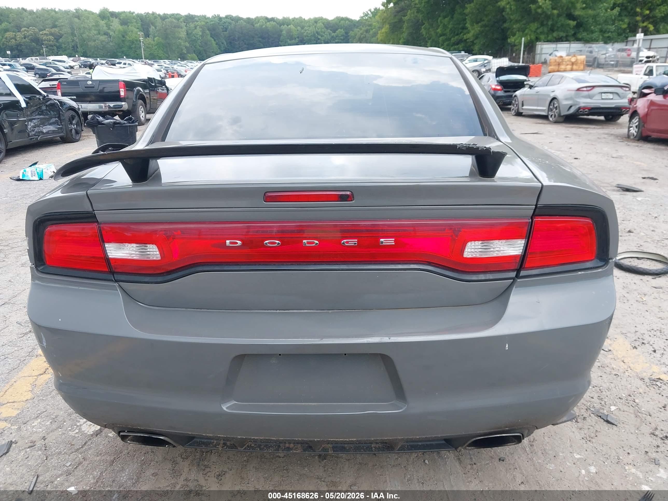 2014 Dodge Charger Sxt Gray vin: 2C3CDXHG4EH318545