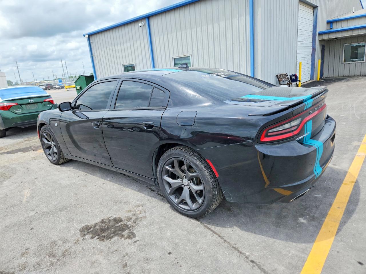2015 Dodge Charger Sxt Black vin: 2C3CDXHG4FH725539