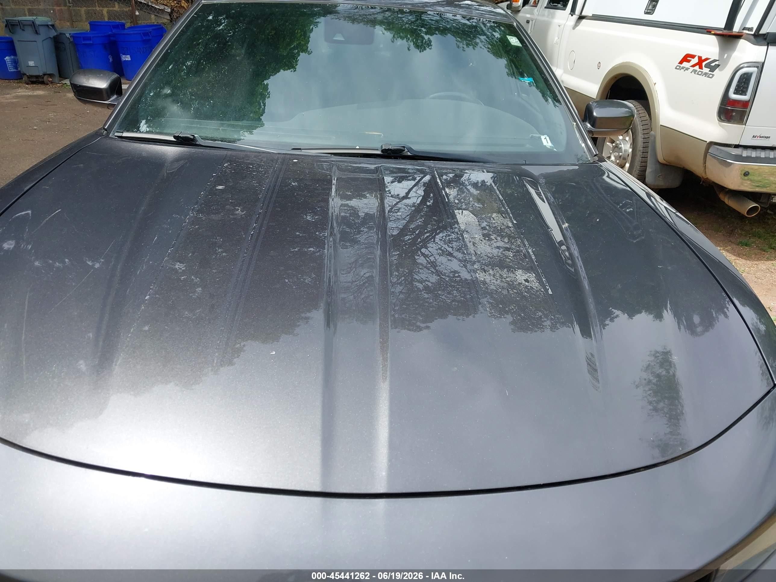 2015 Dodge Charger Sxt Gray vin: 2C3CDXHG4FH727727