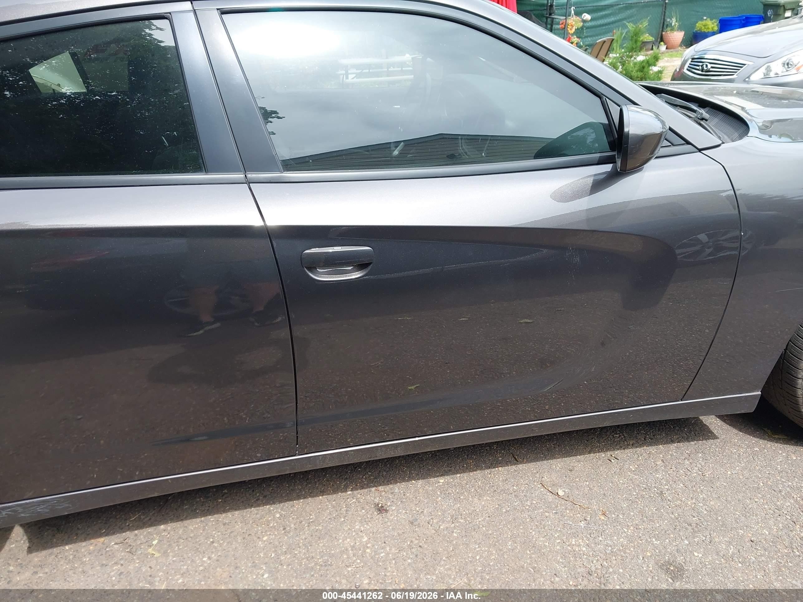 2015 Dodge Charger Sxt Gray vin: 2C3CDXHG4FH727727