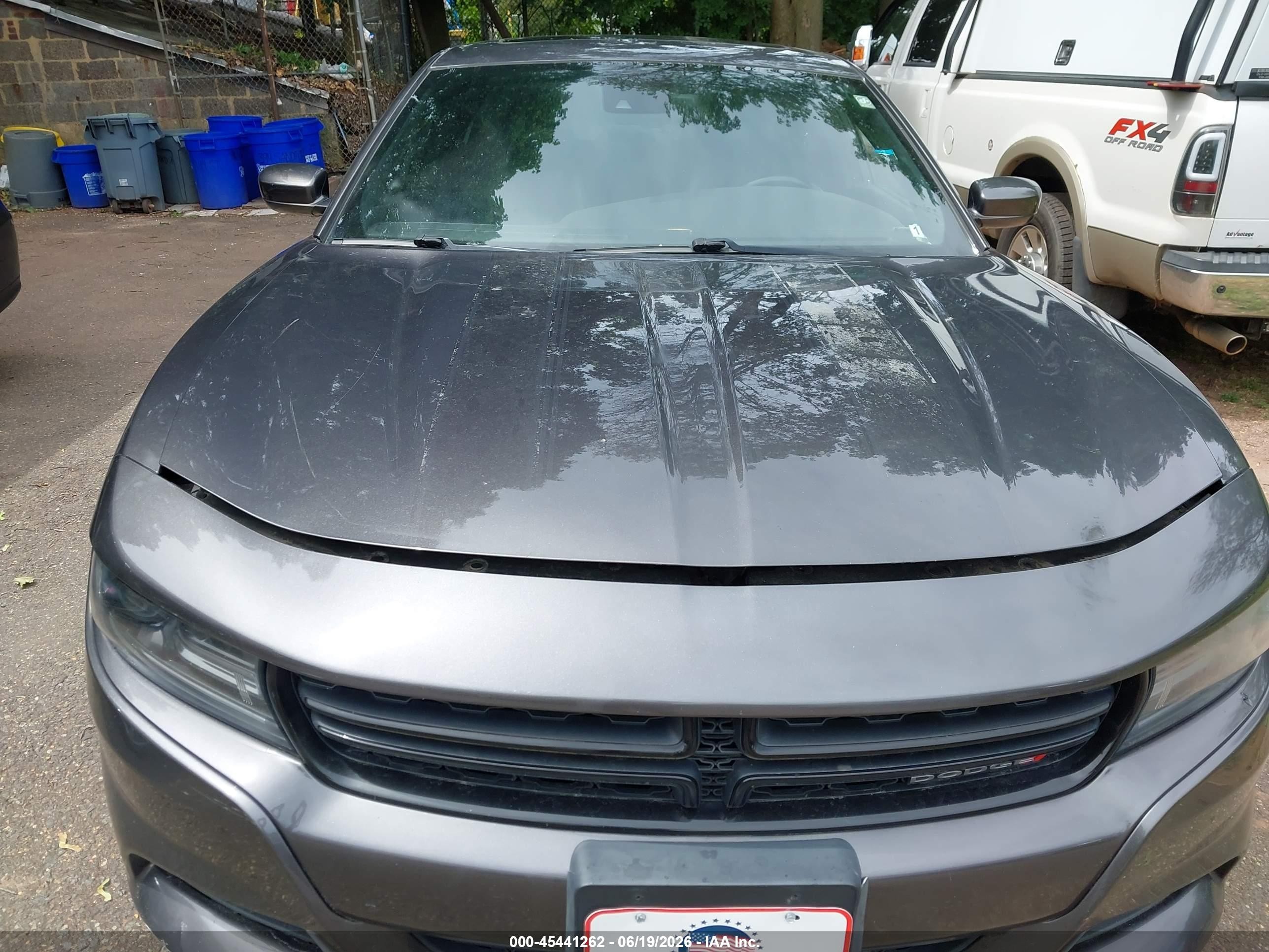 2015 Dodge Charger Sxt Gray vin: 2C3CDXHG4FH727727