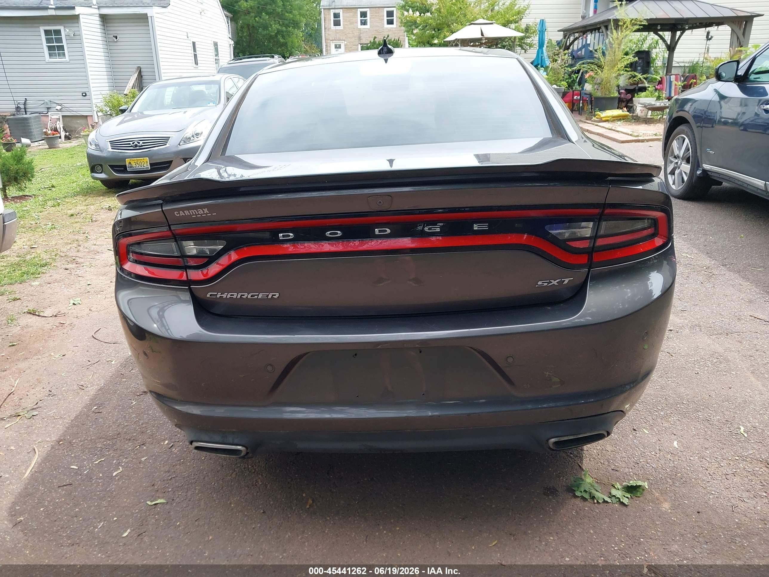 2015 Dodge Charger Sxt Gray vin: 2C3CDXHG4FH727727