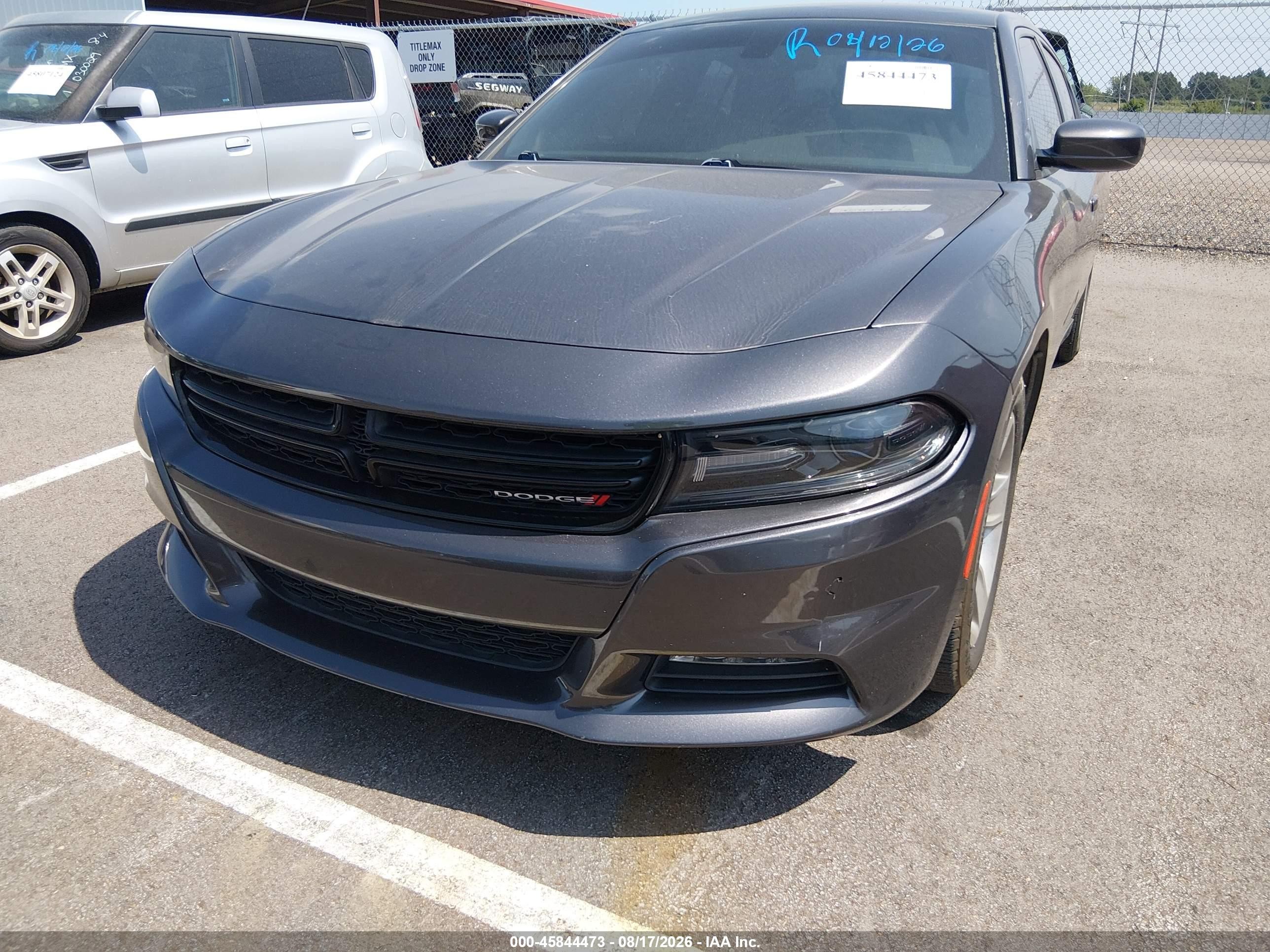 2015 Dodge Charger Sxt Gray vin: 2C3CDXHG4FH805651