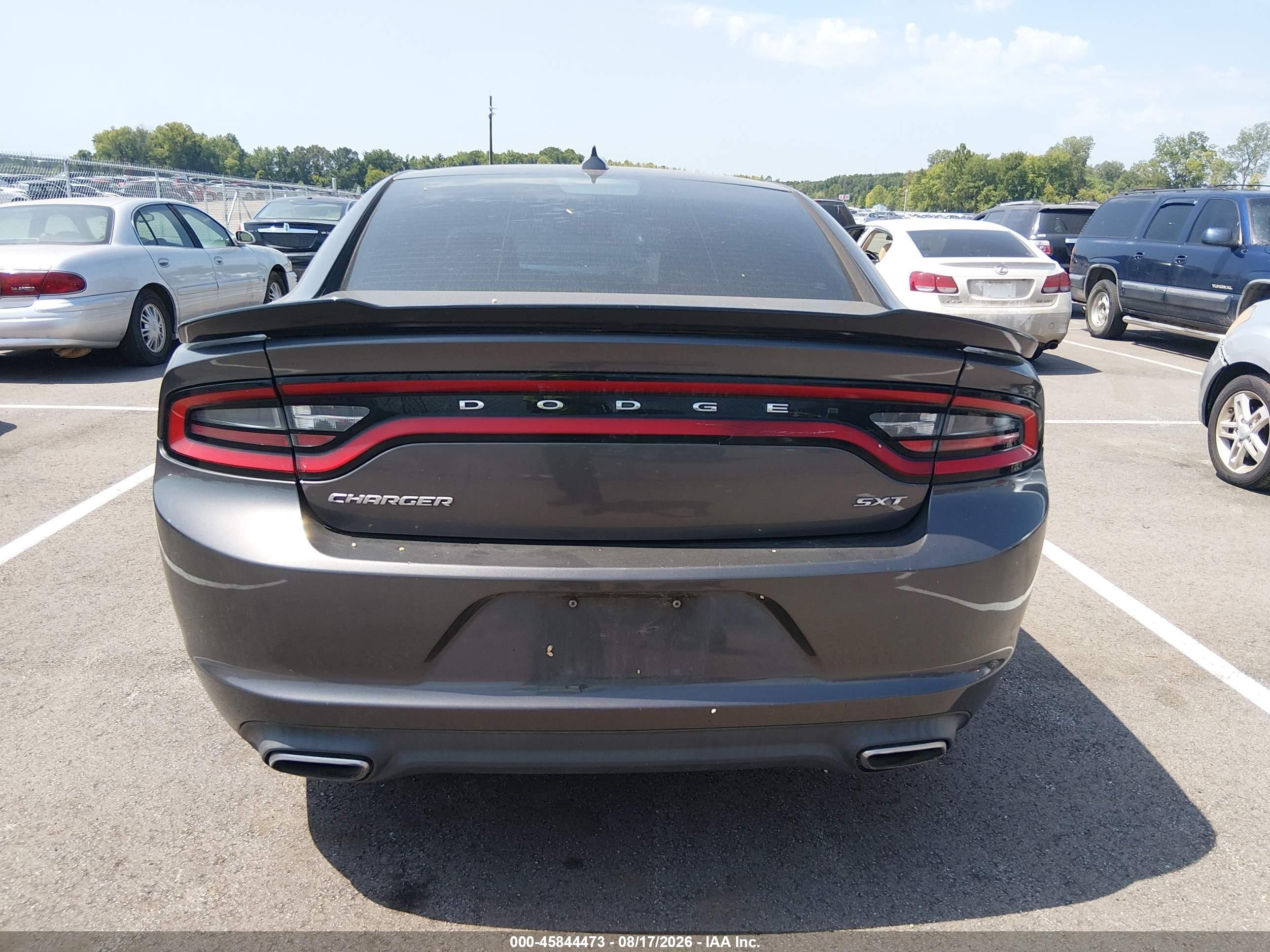 2015 Dodge Charger Sxt Gray vin: 2C3CDXHG4FH805651