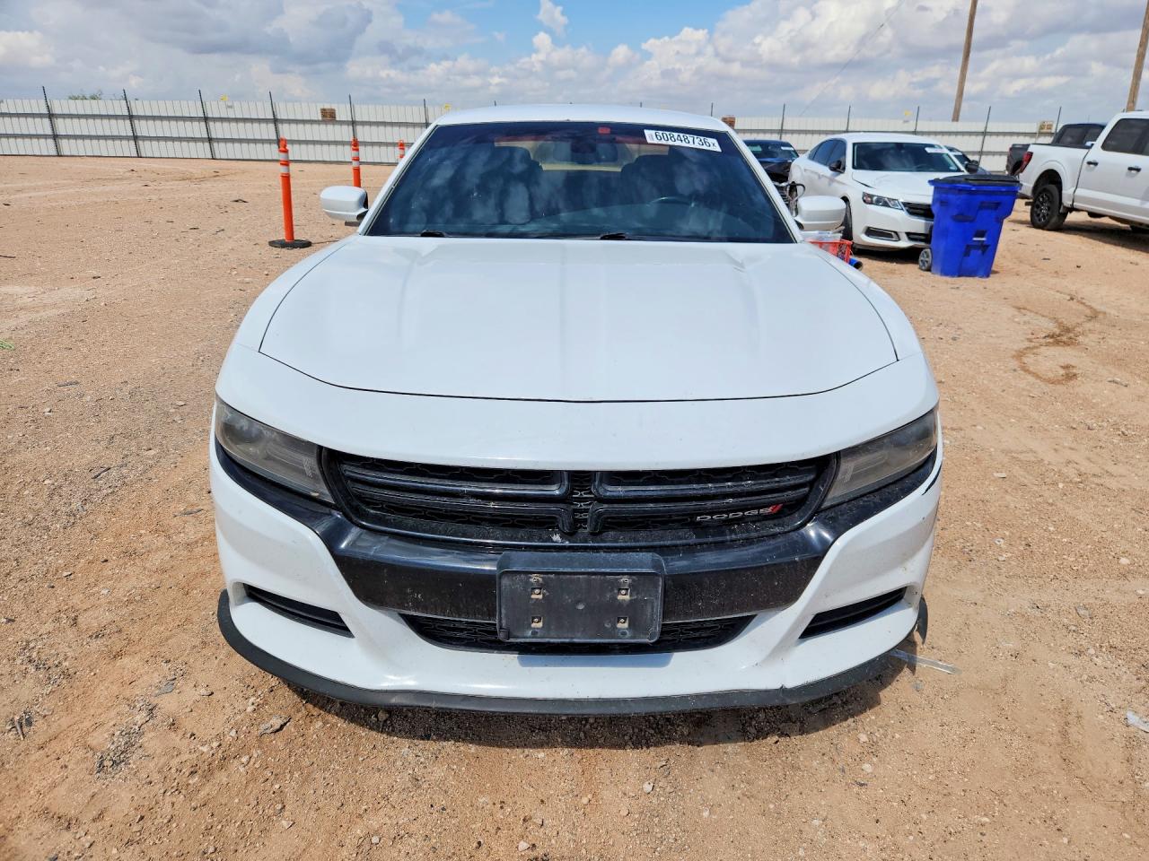 2015 Dodge Charger Sxt White vin: 2C3CDXHG4FH896209