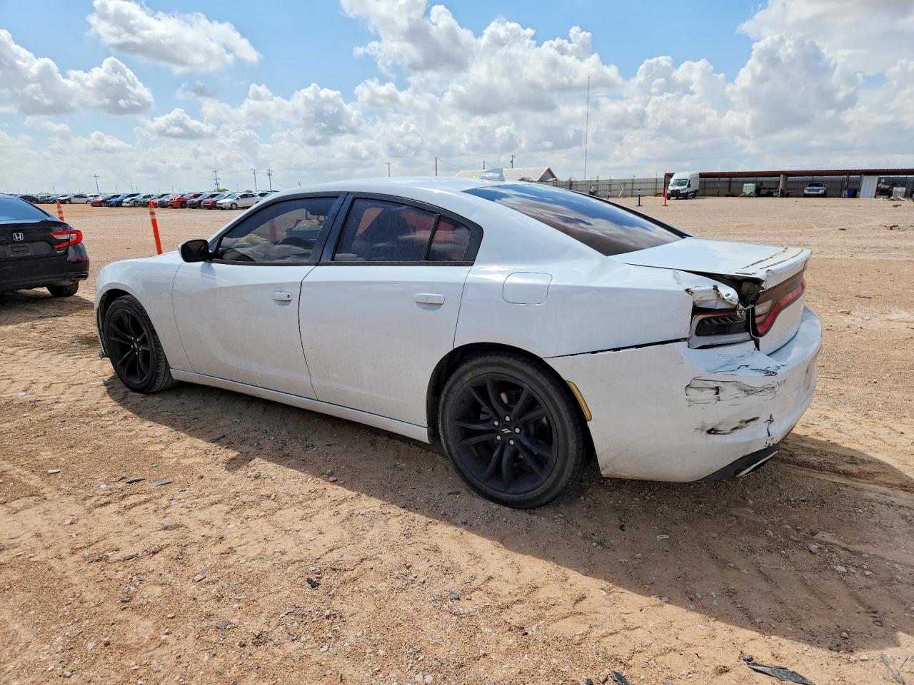 2015 Dodge Charger Sxt White vin: 2C3CDXHG4FH896209