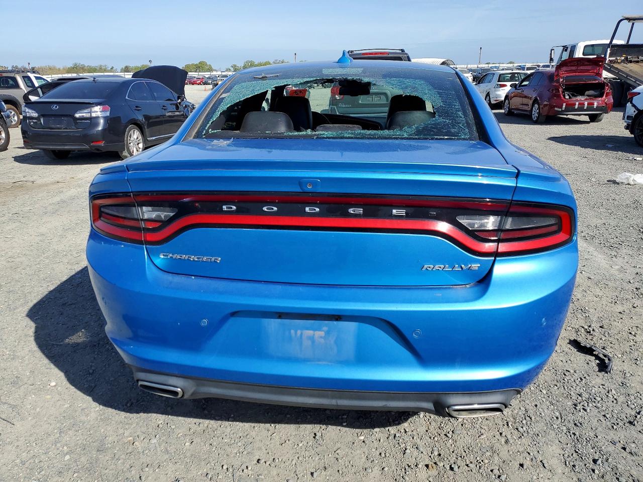 2015 Dodge Charger Sxt Blue vin: 2C3CDXHG4FH897389
