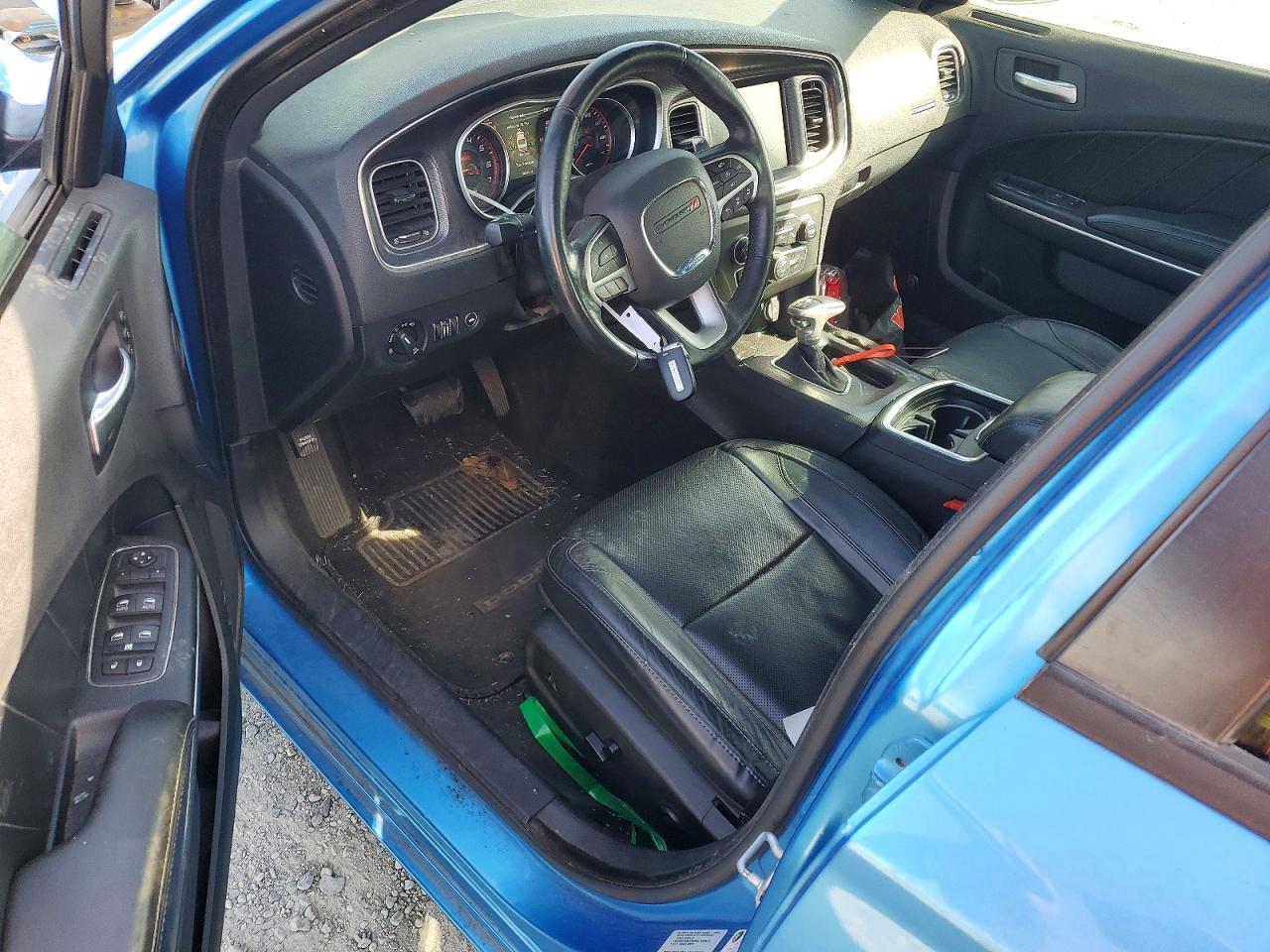 2015 Dodge Charger Sxt Blue vin: 2C3CDXHG4FH897389