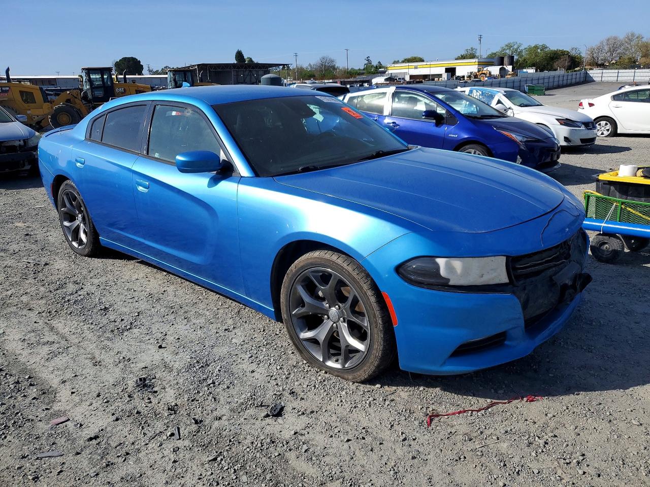 2015 Dodge Charger Sxt Blue vin: 2C3CDXHG4FH897389