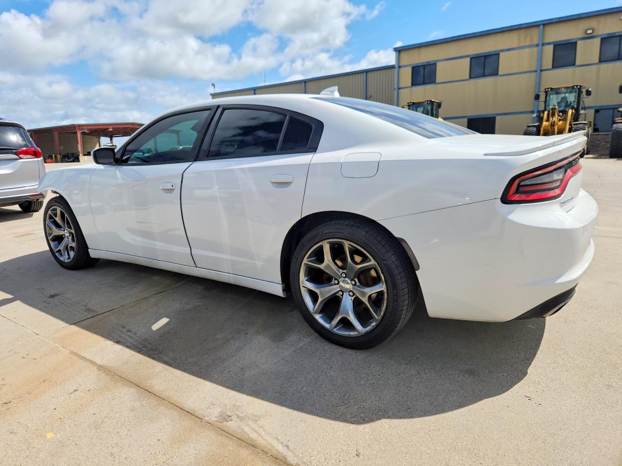 2015 Dodge Charger White vin: 2C3CDXHG4FH903014