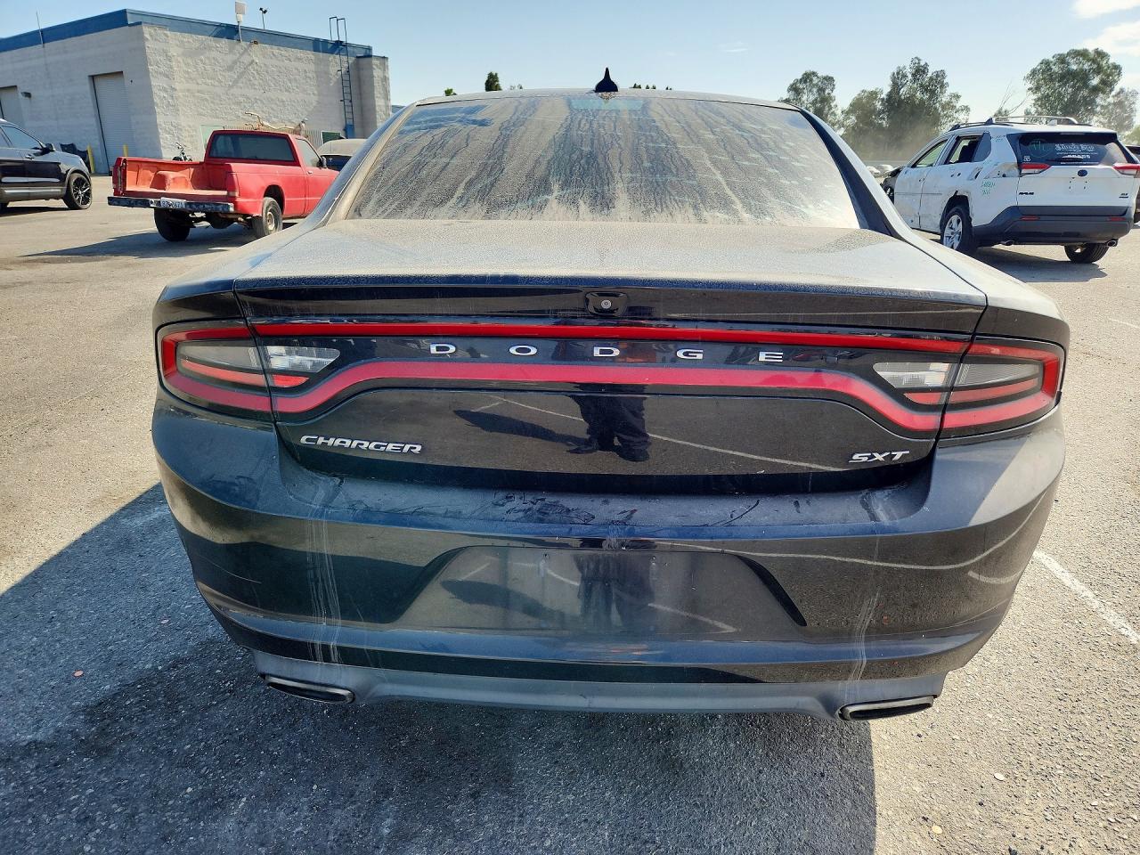 2015 Dodge Charger Sxt Black vin: 2C3CDXHG4FH915616