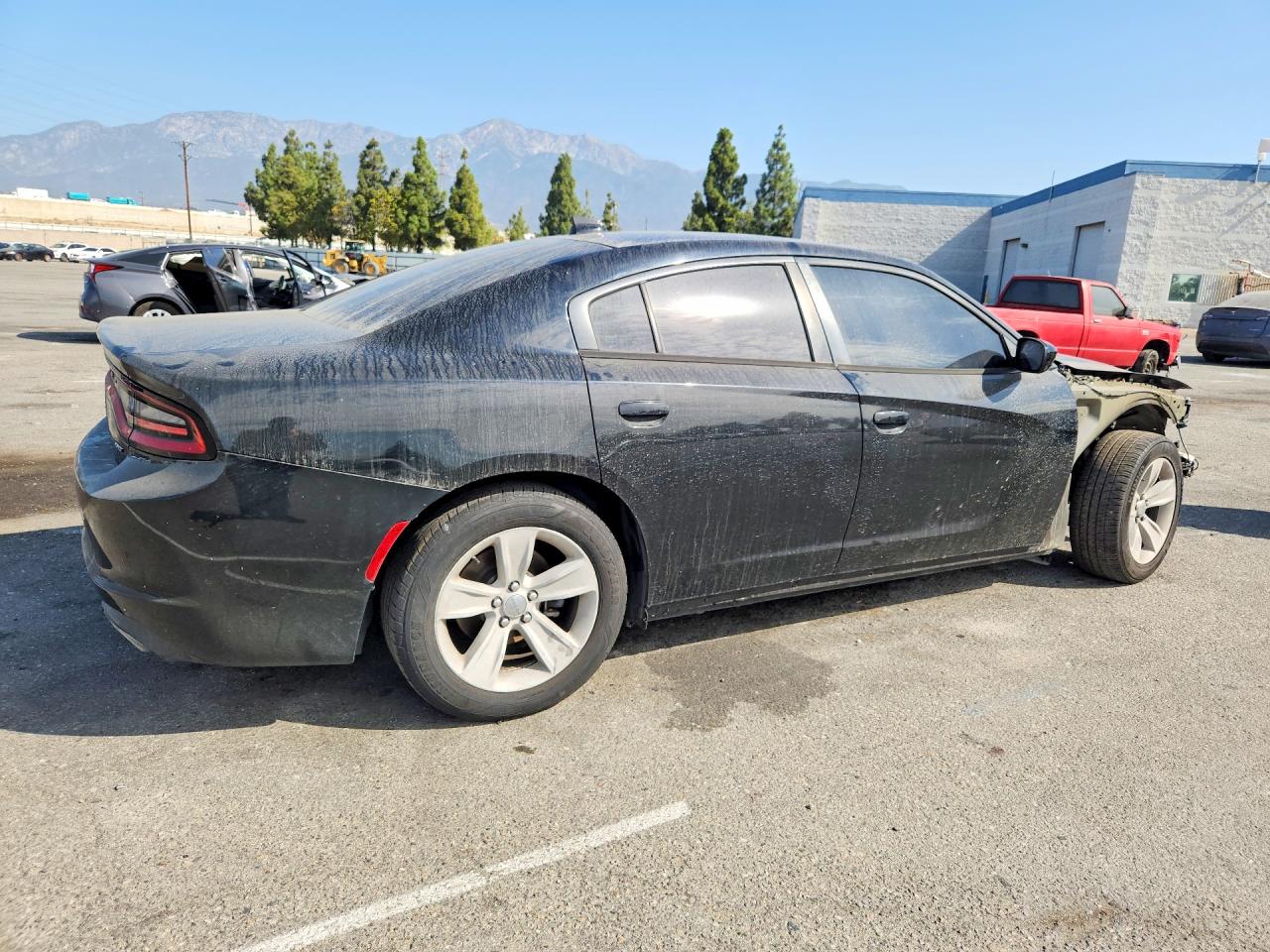 2015 Dodge Charger Sxt Black vin: 2C3CDXHG4FH915616
