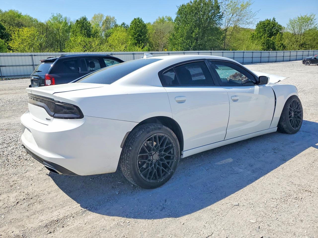 2017 Dodge Charger Sxt White vin: 2C3CDXHG4HH537512
