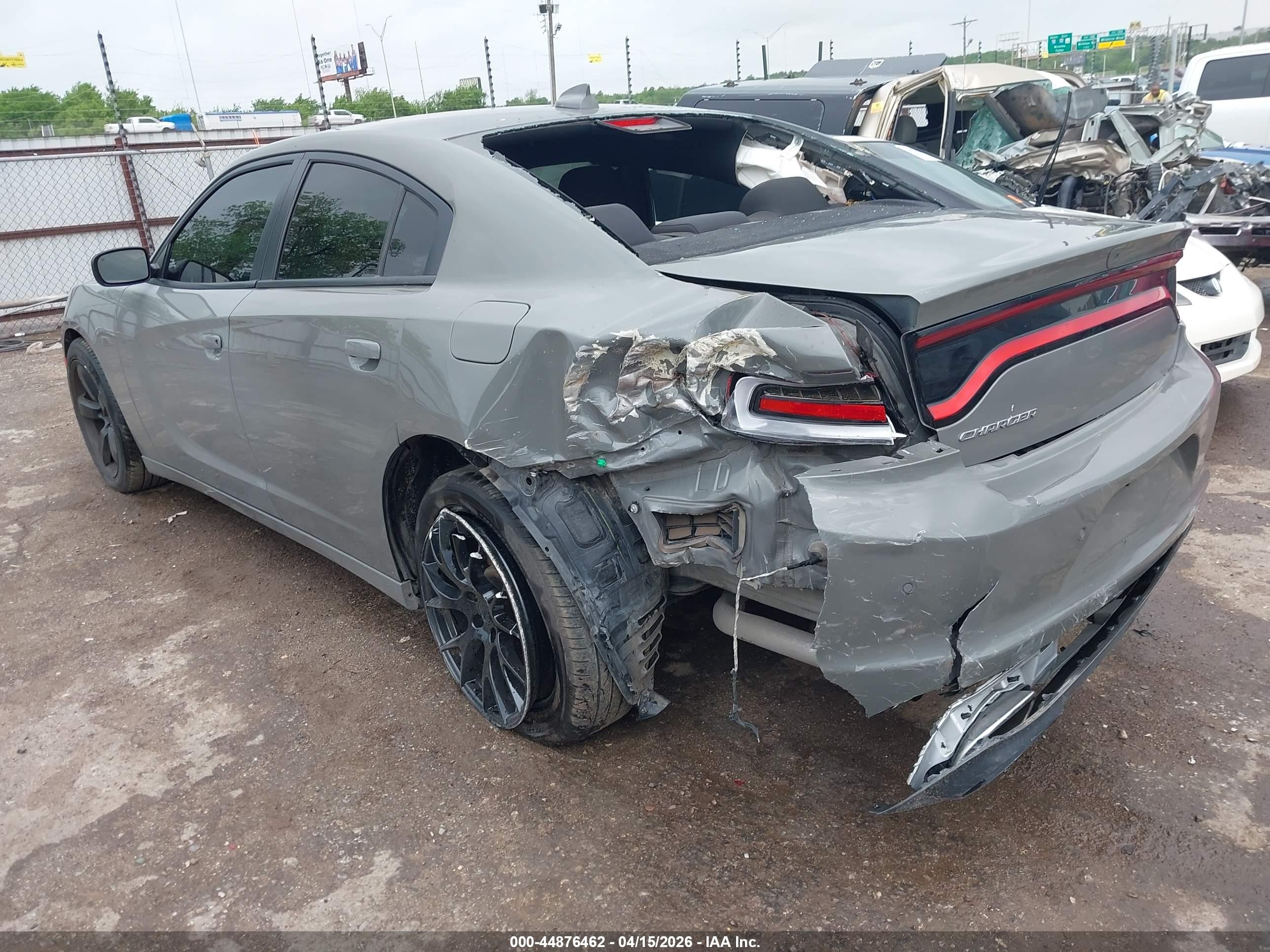 2018 Dodge Charger Sxt Plus Rwd Серый vin: 2C3CDXHG4JH145054