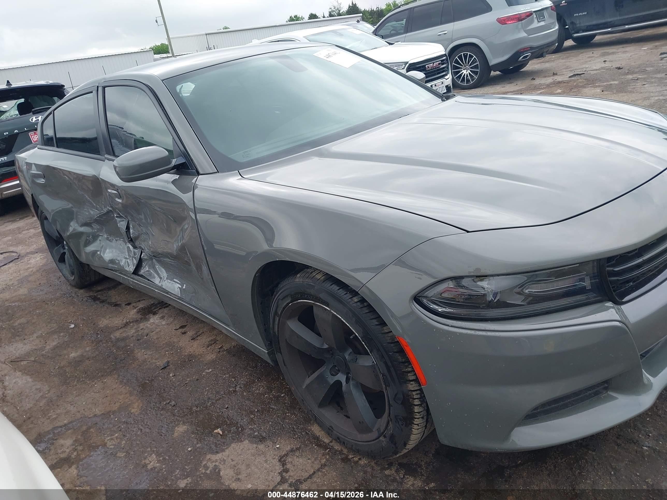 2018 Dodge Charger Sxt Plus Rwd Серый vin: 2C3CDXHG4JH145054