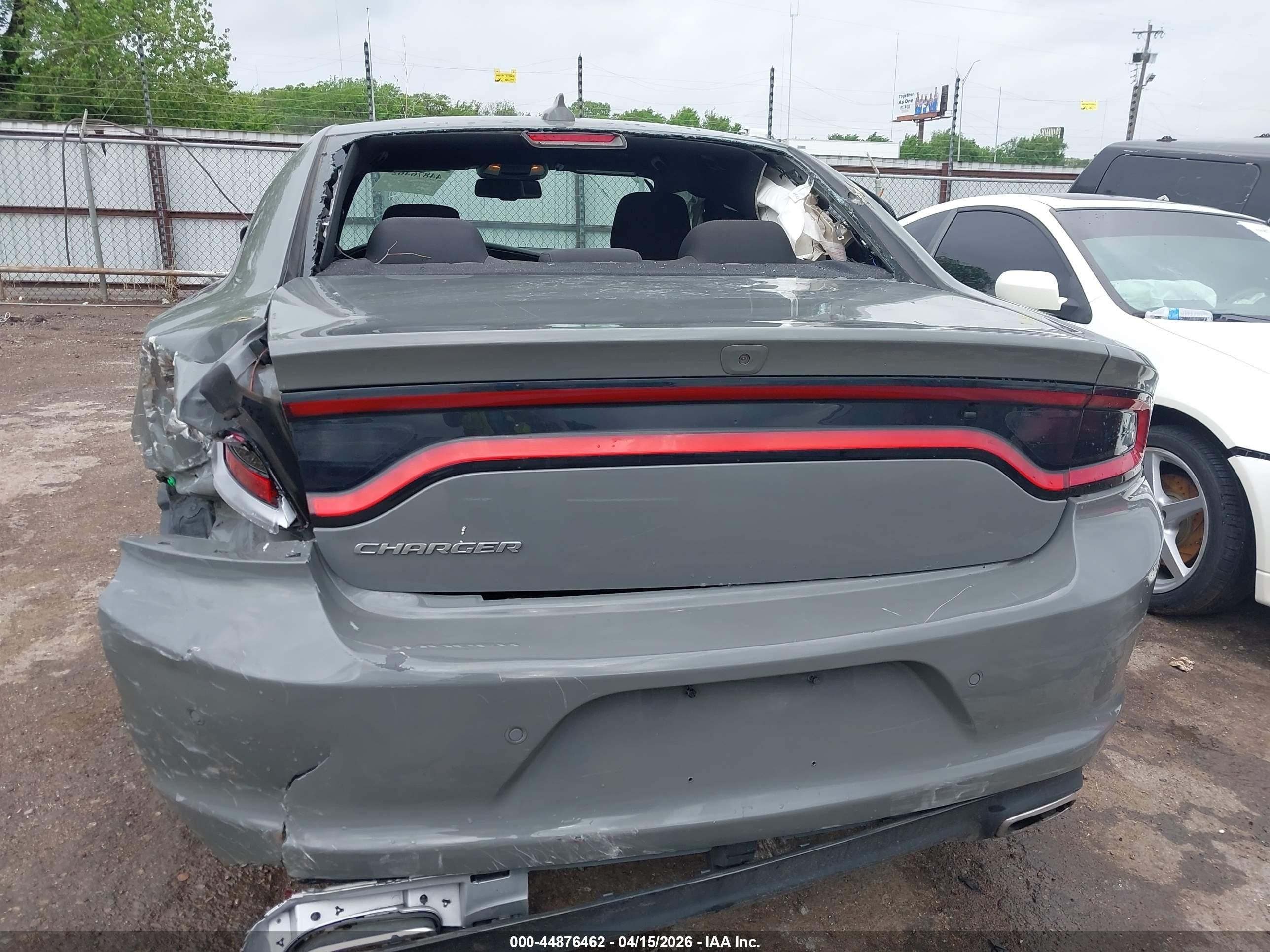 2018 Dodge Charger Sxt Plus Rwd Серый vin: 2C3CDXHG4JH145054