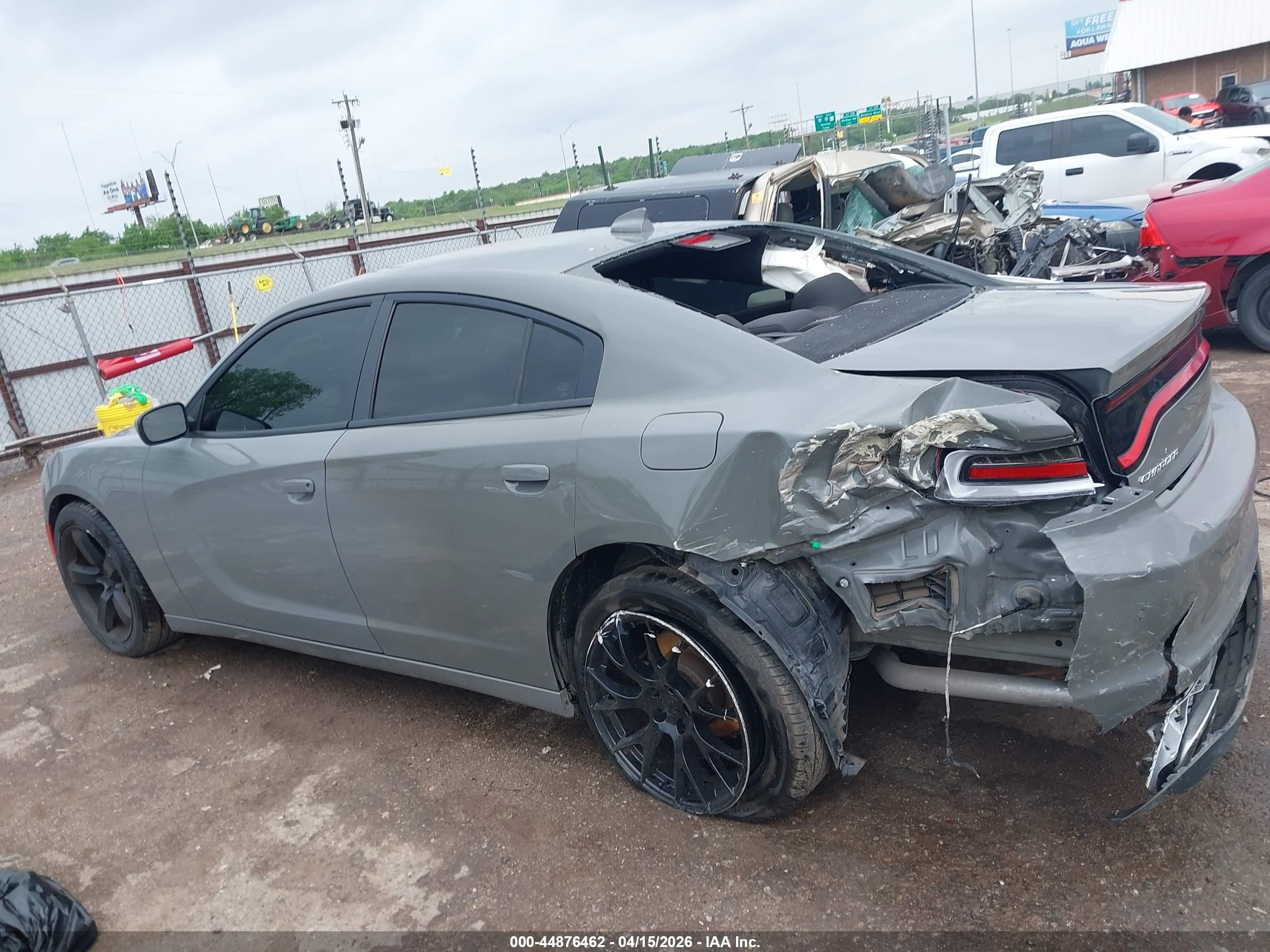 2018 Dodge Charger Sxt Plus Rwd Серый vin: 2C3CDXHG4JH145054