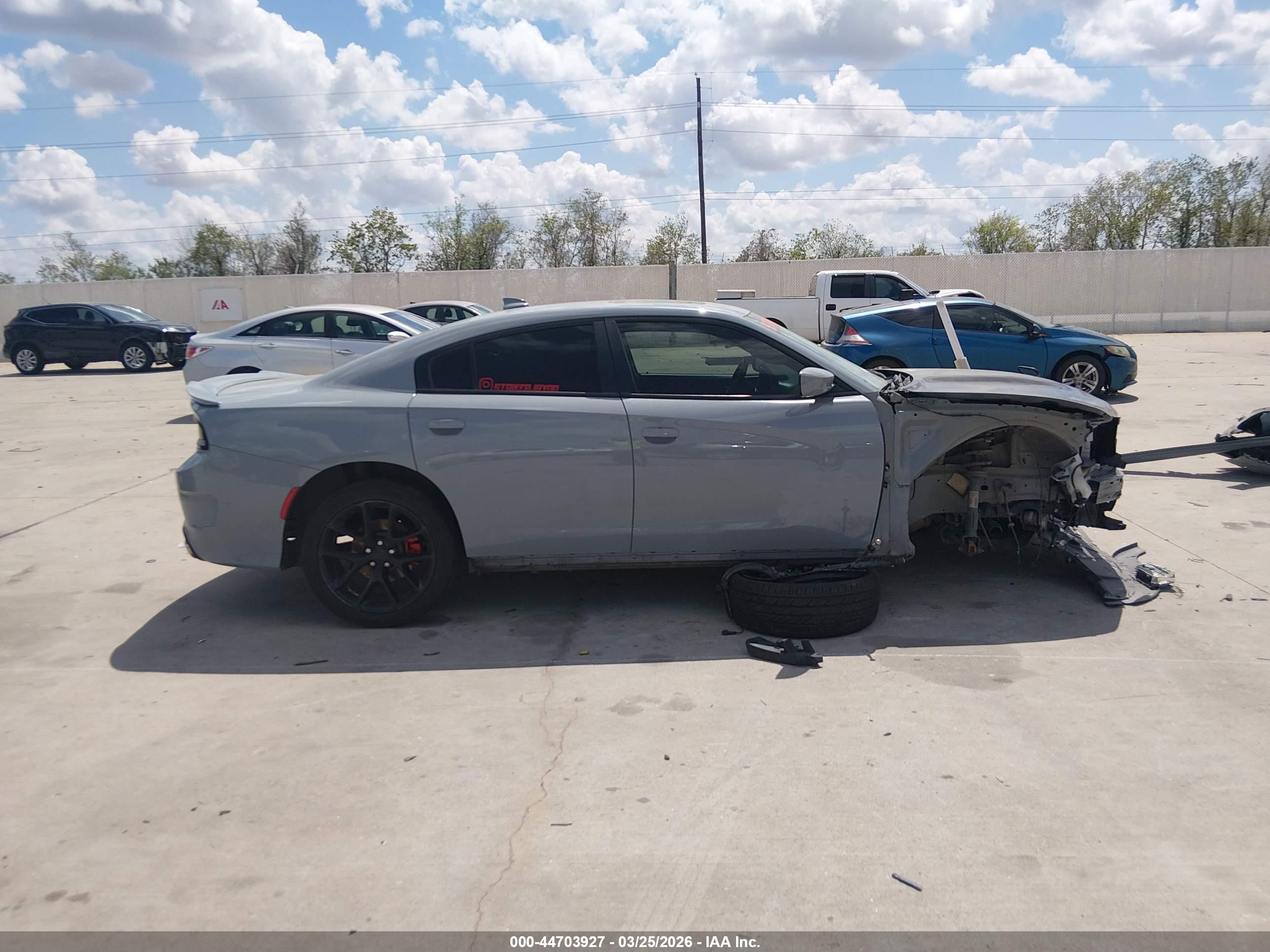 2021 Dodge Charger Gt Rwd Серый vin: 2C3CDXHG4MH640147