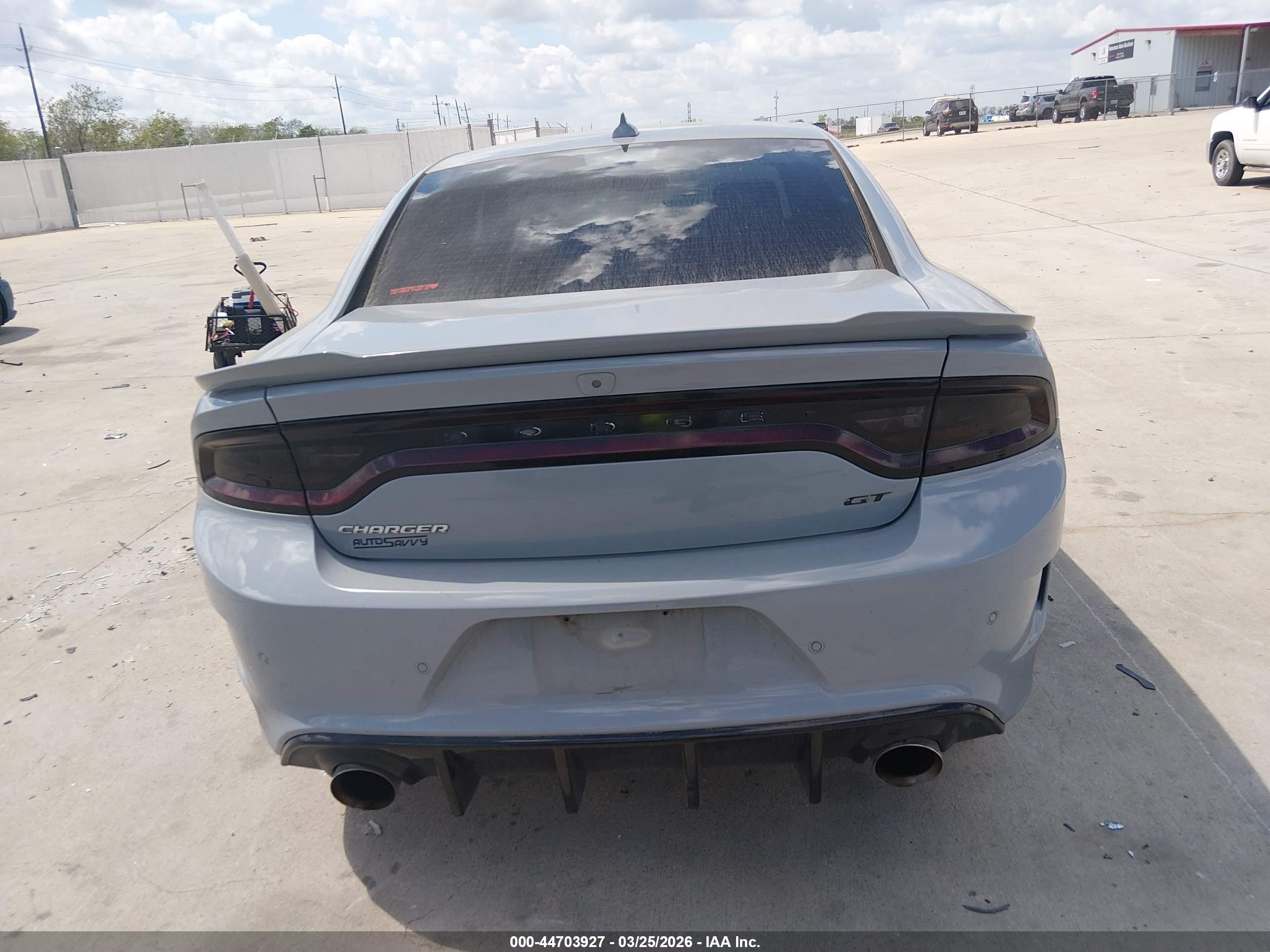 2021 Dodge Charger Gt Rwd Серый vin: 2C3CDXHG4MH640147